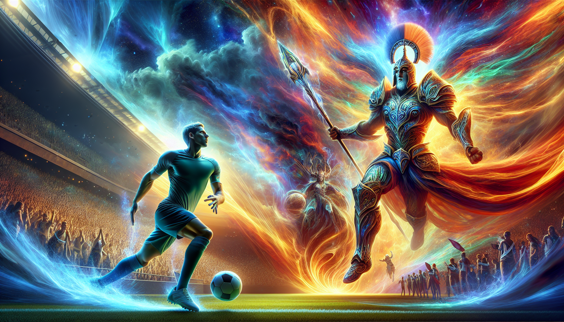 網路小說角色挺身於誓師大會，代表著面對挑戰的勇氣與團結