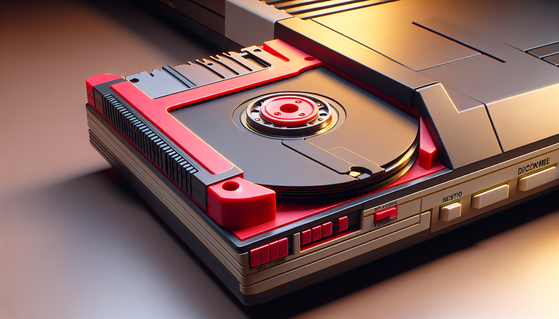 Famicom Disk System 磁碟機及磁片外觀