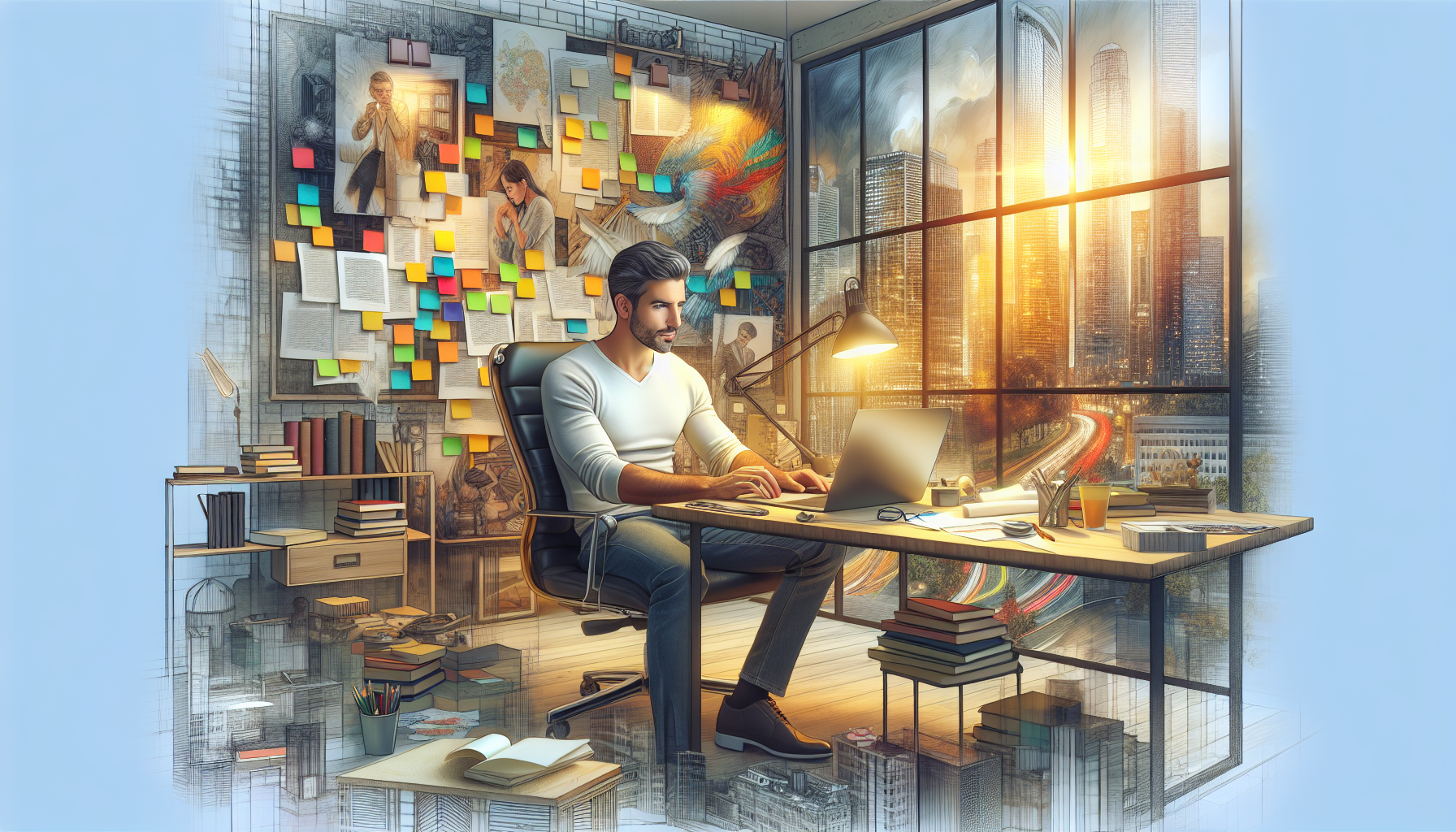 鏡文學平台介面與熱門小說推薦頁面