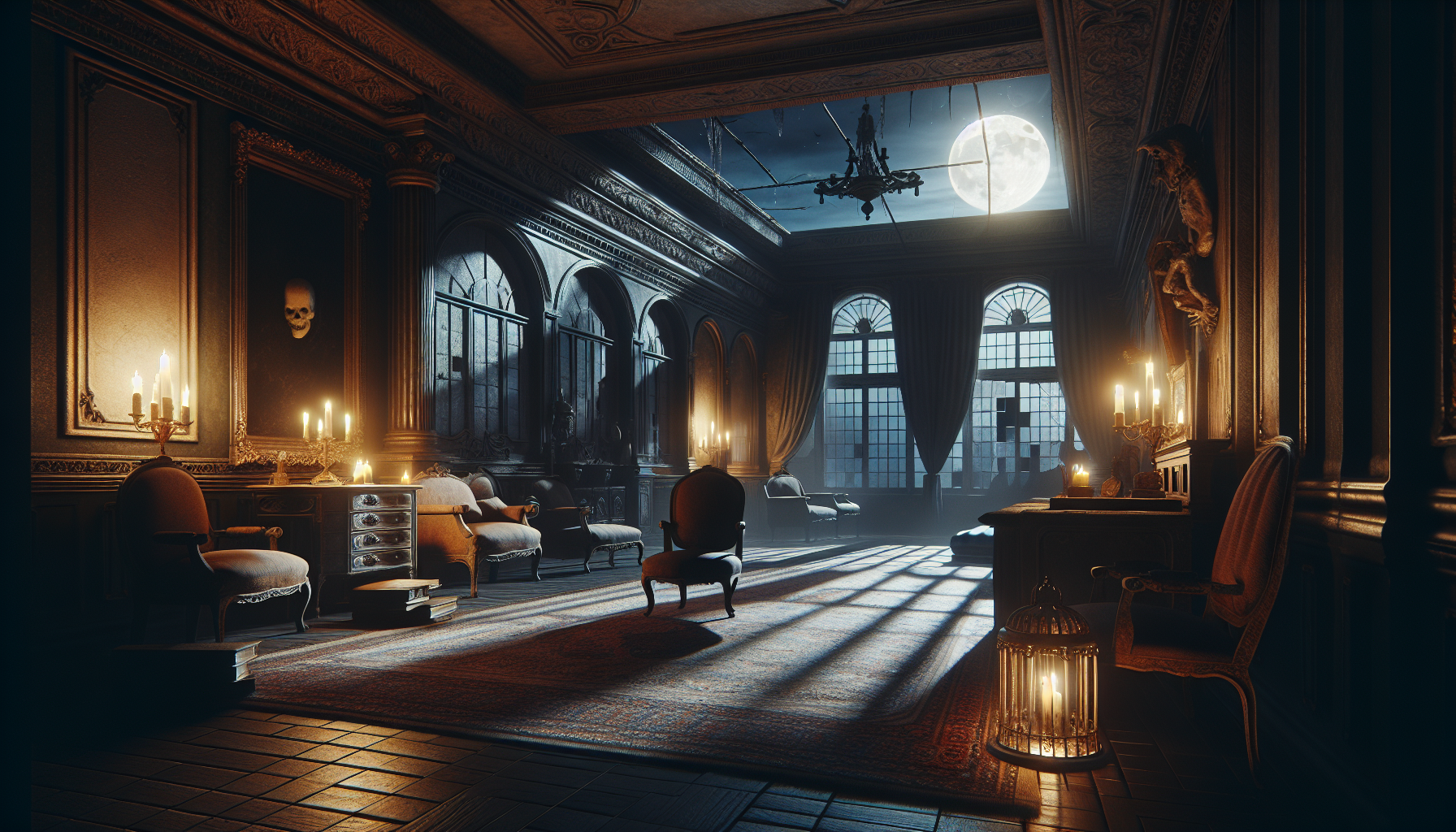 《惡靈古堡》系列初代、經典洋館氣氛及歷代主角群像場景合輯