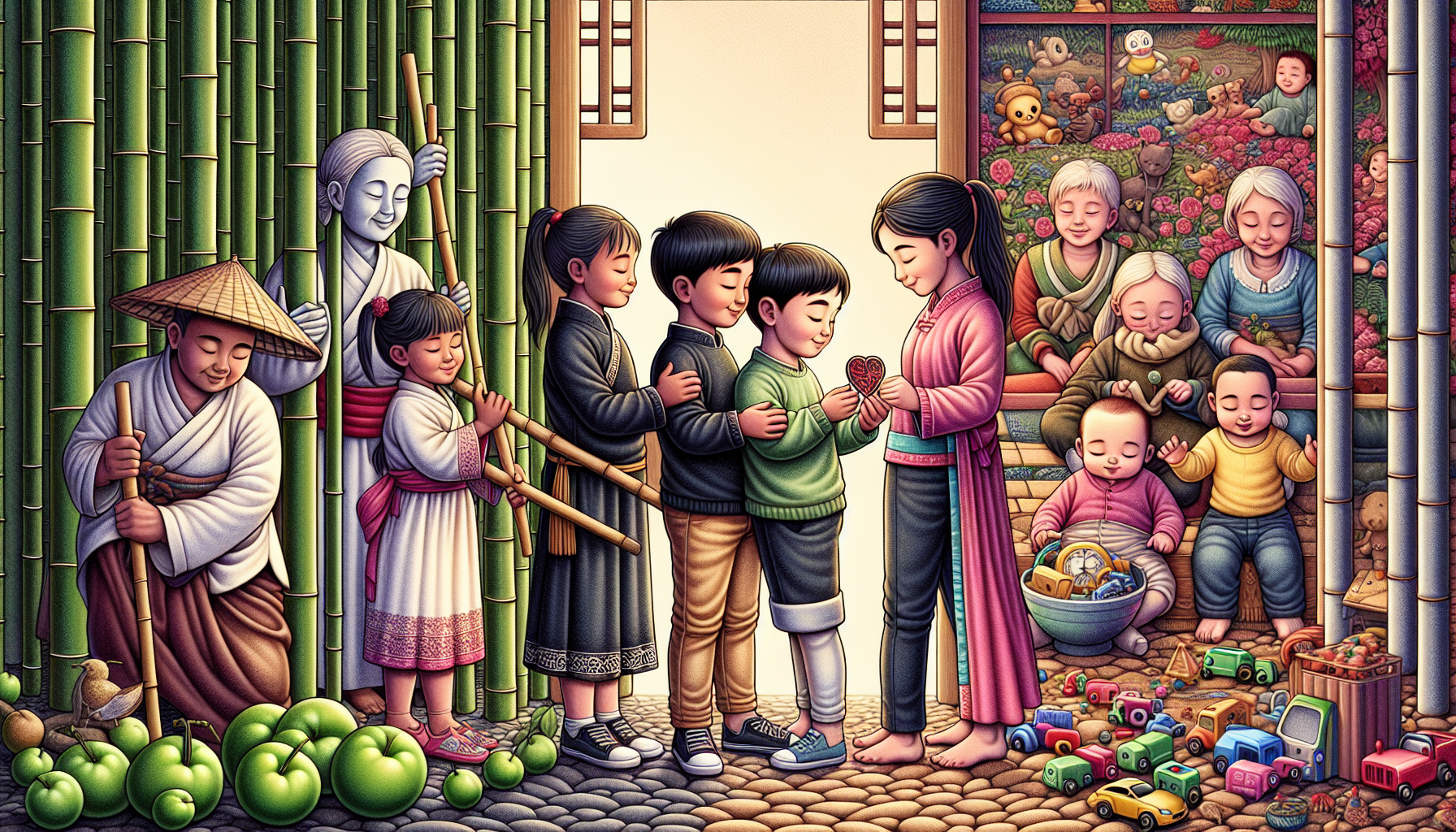 中日英三語下青梅竹馬概念比較