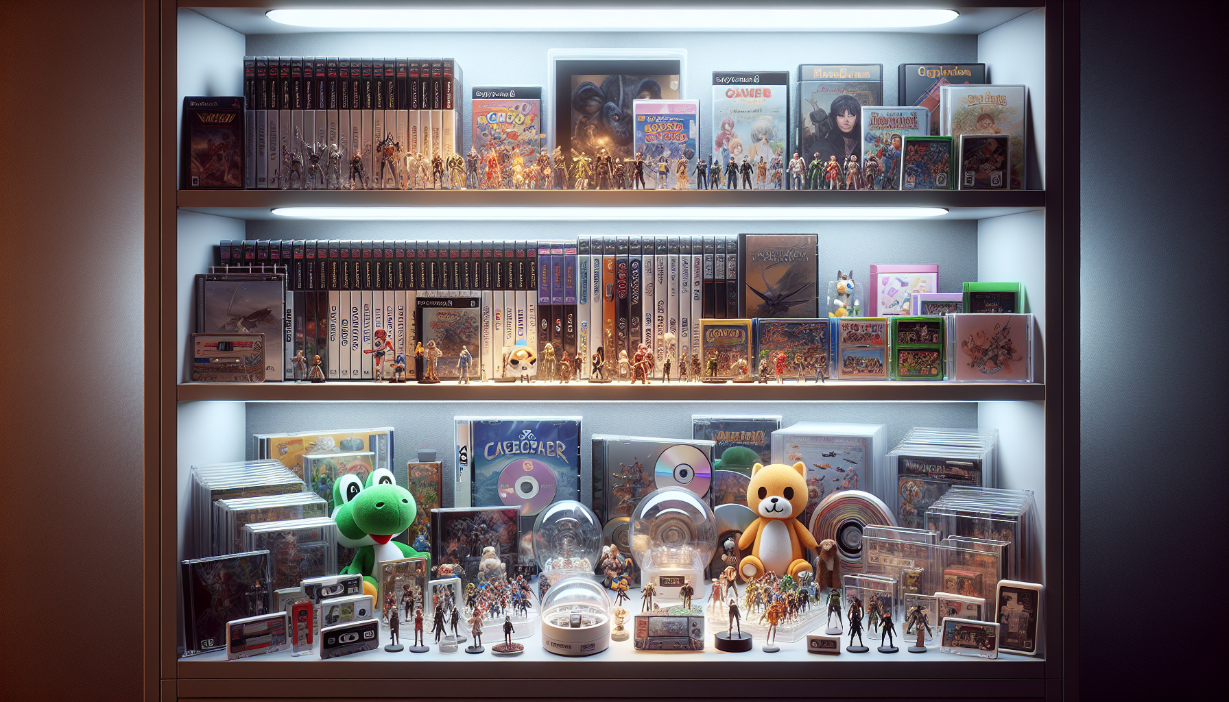 駿河屋快閃店尋寶區和人氣週邊陳列一景