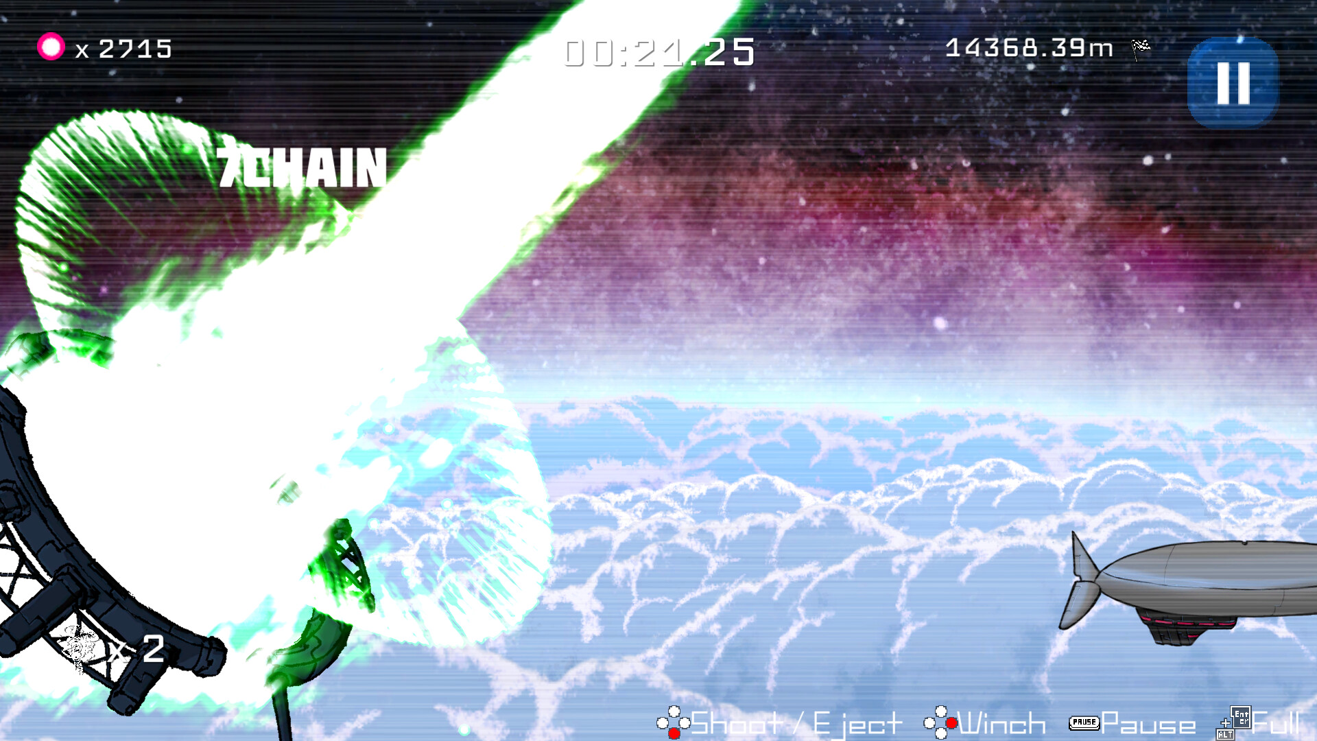 極速動作遊戲《WYRM Plus》正式登陸Steam　萬米高空體驗賽博龐克手繪風競速新作