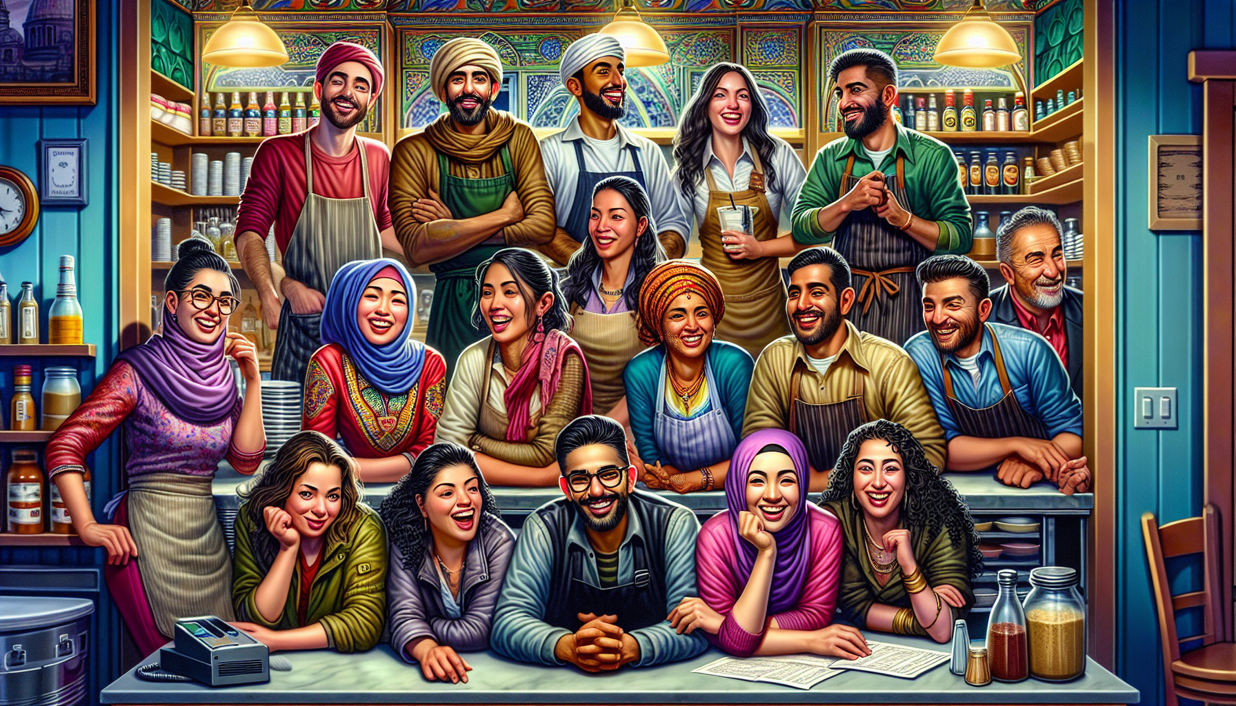 《破產姐妹》配角群集體亮相 劇組經典合影