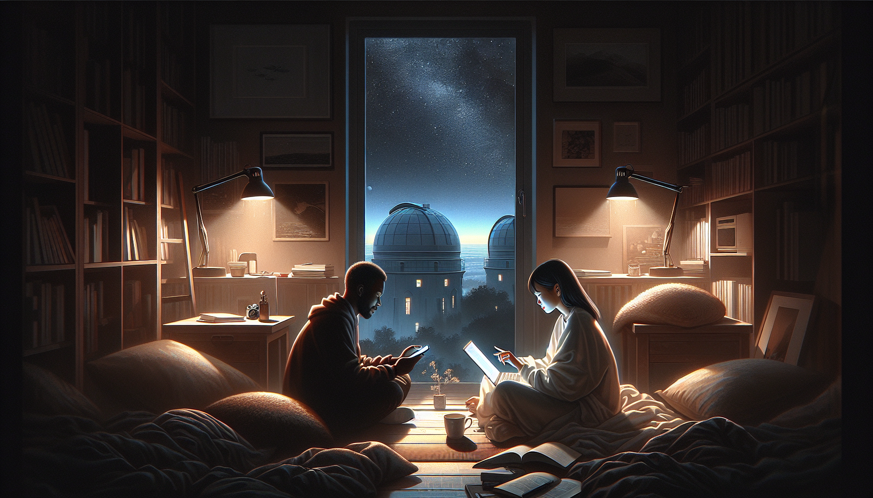 冥王星之戀 書信情懷 角色網路聊天插畫