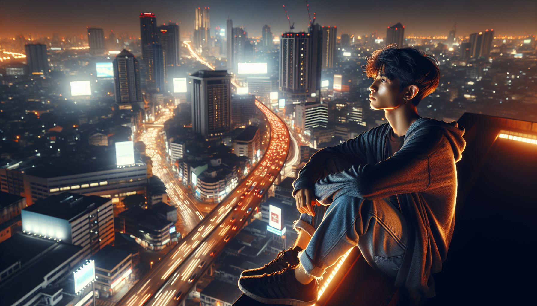 小說《我在詐騙公司上班》台北夜色意象