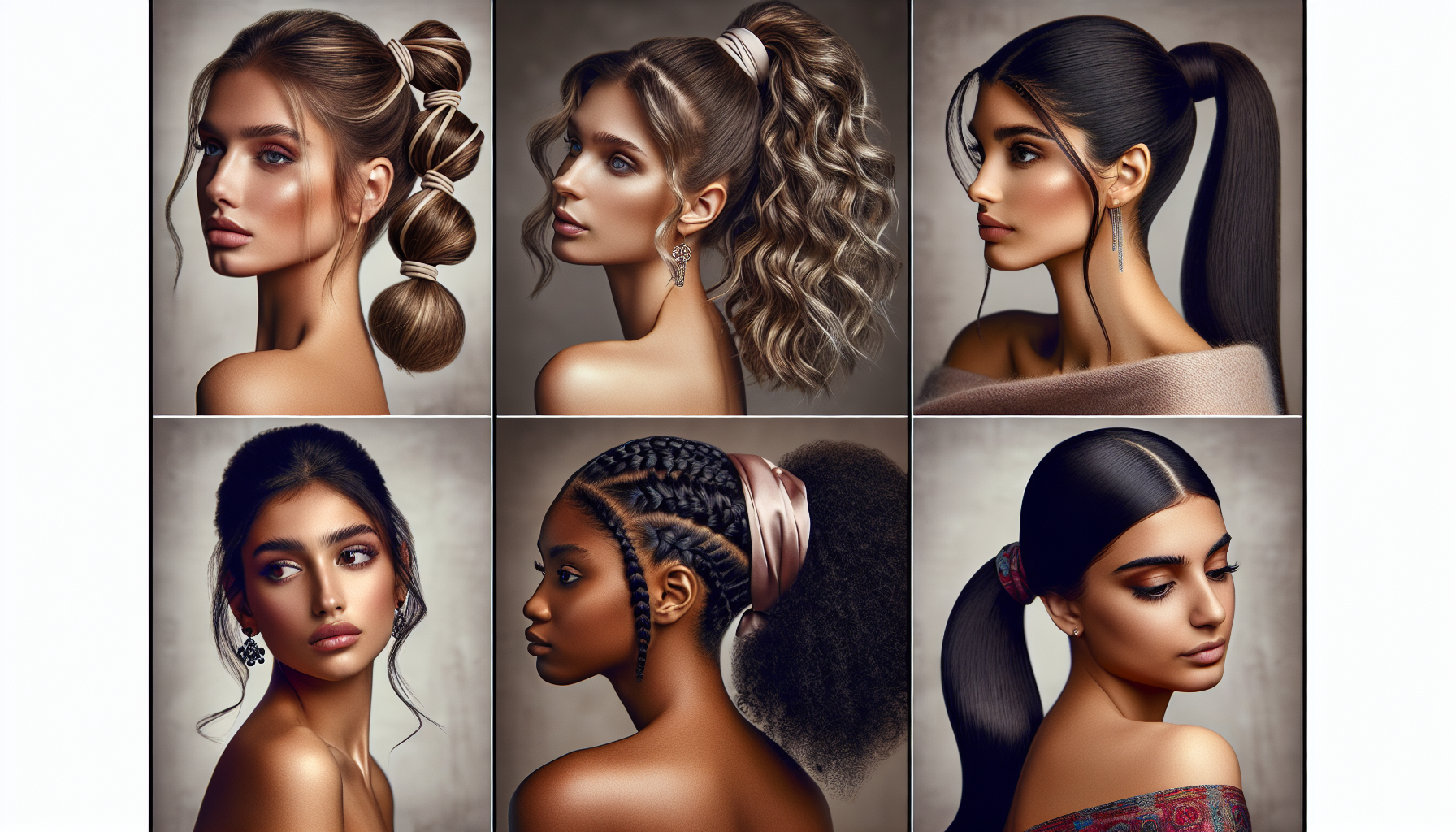 高馬尾多變造型實例