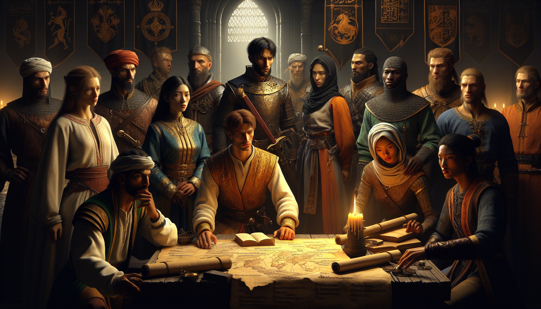 阿史那隼與李長歌並肩於草原，戰火下的知己情誼