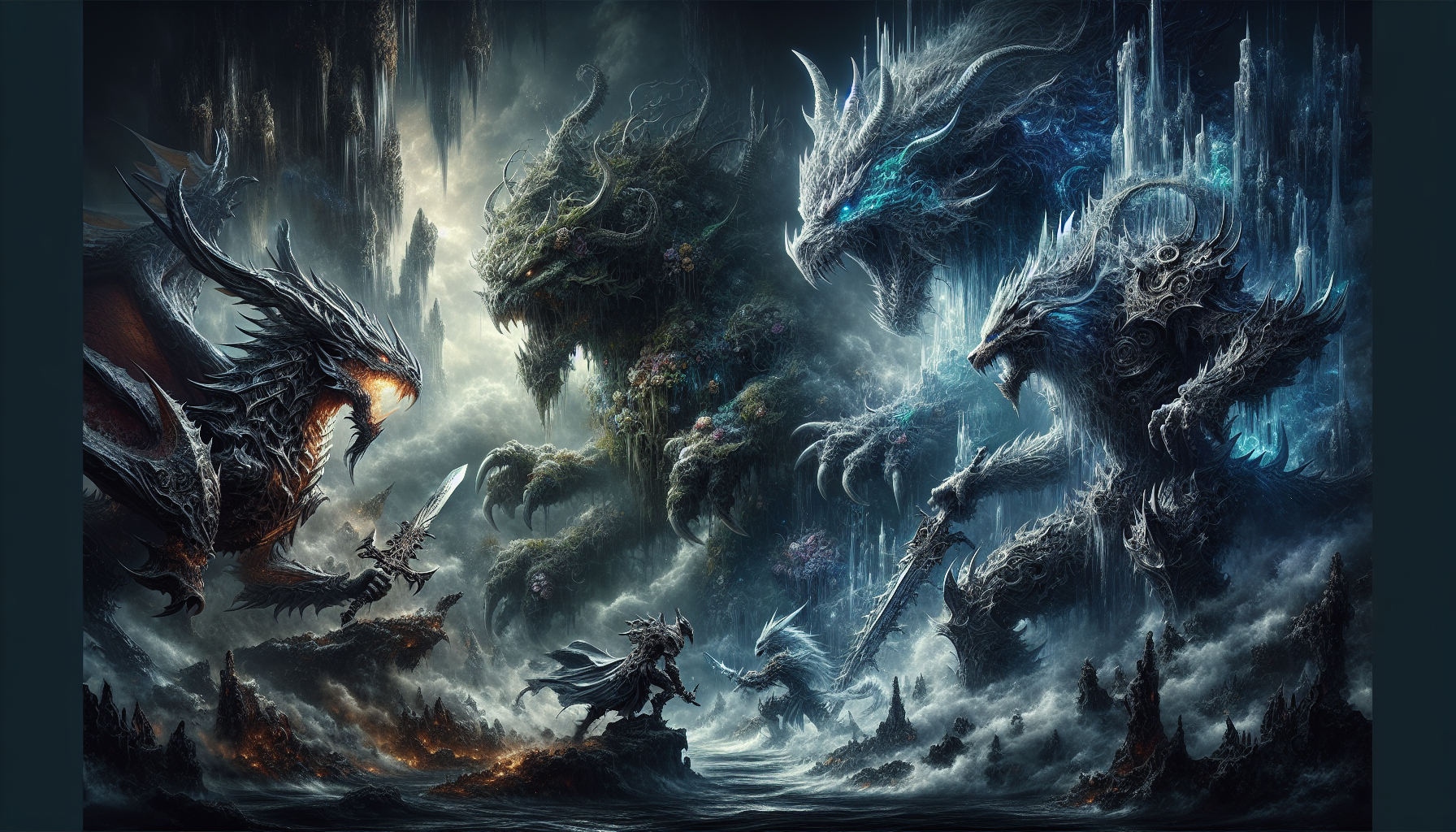 王域三侯設計圖與遊戲戰鬥畫面