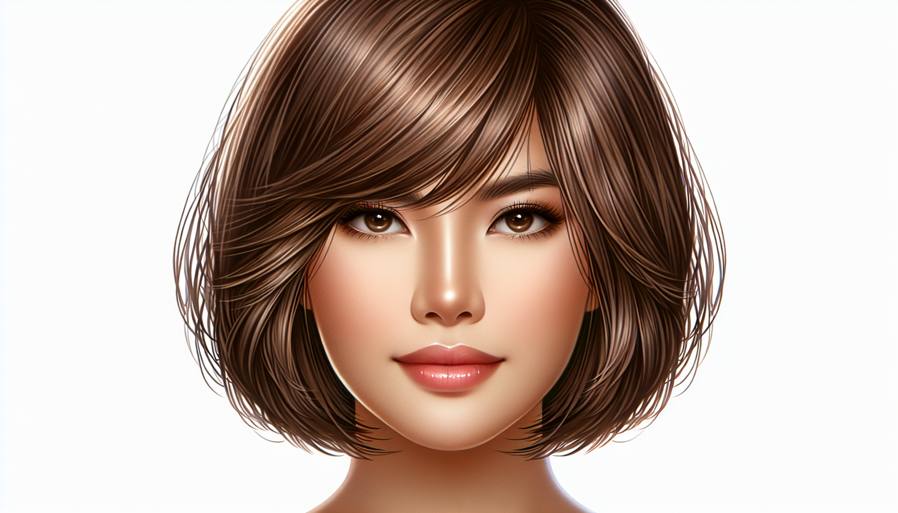 圓臉適合的層次短髮造型，增加立體感修飾輪廓