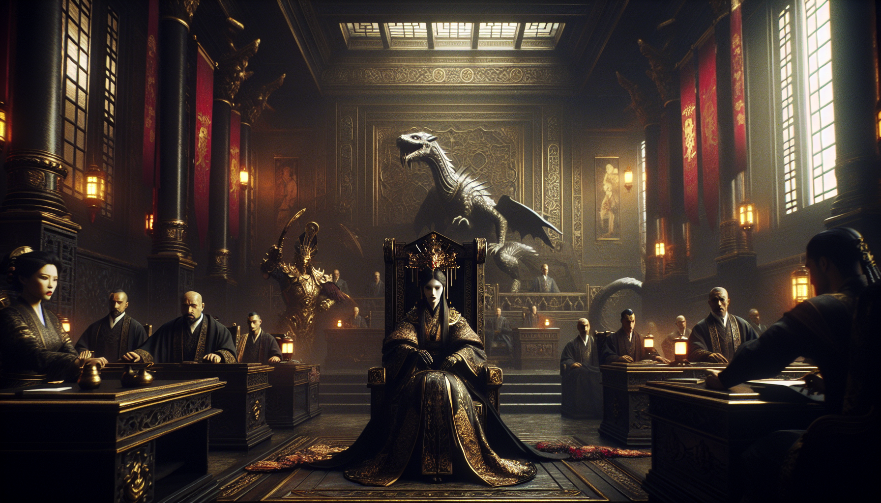 主角穿越在權謀與詭異交戰的黑暗世界插圖