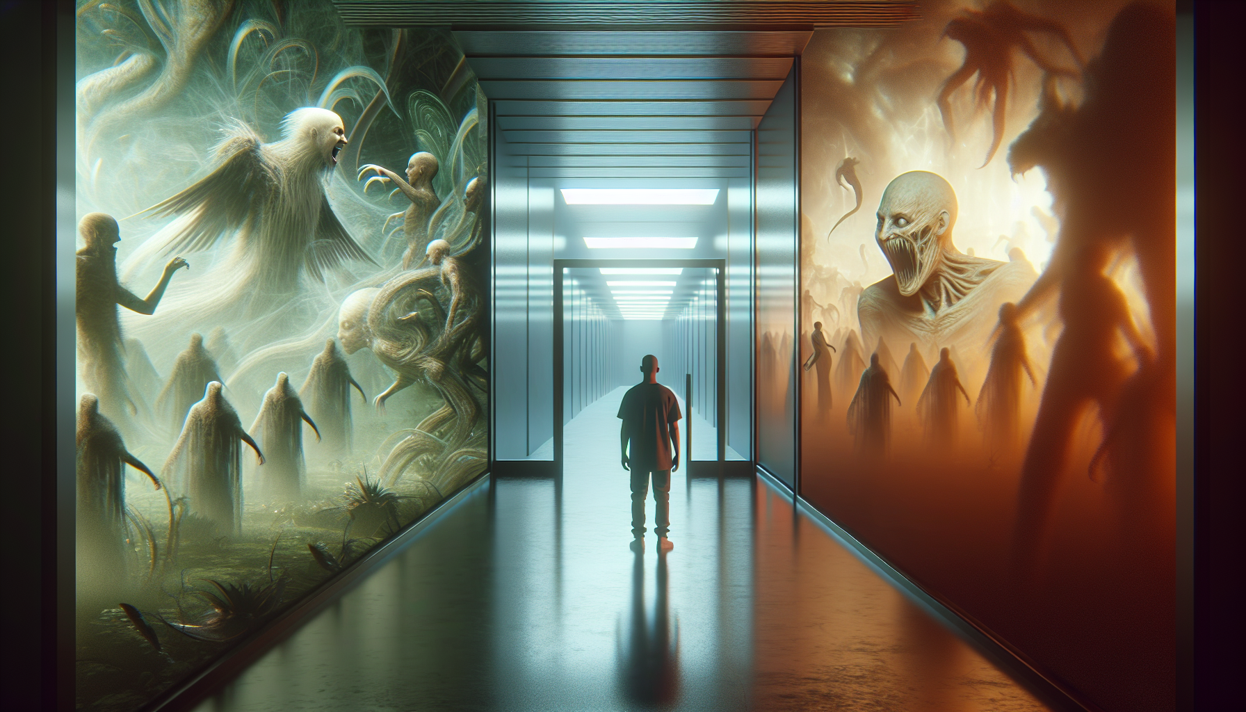 主角李火旺在精神與詭異世界雙重迷宮中掙扎的場景