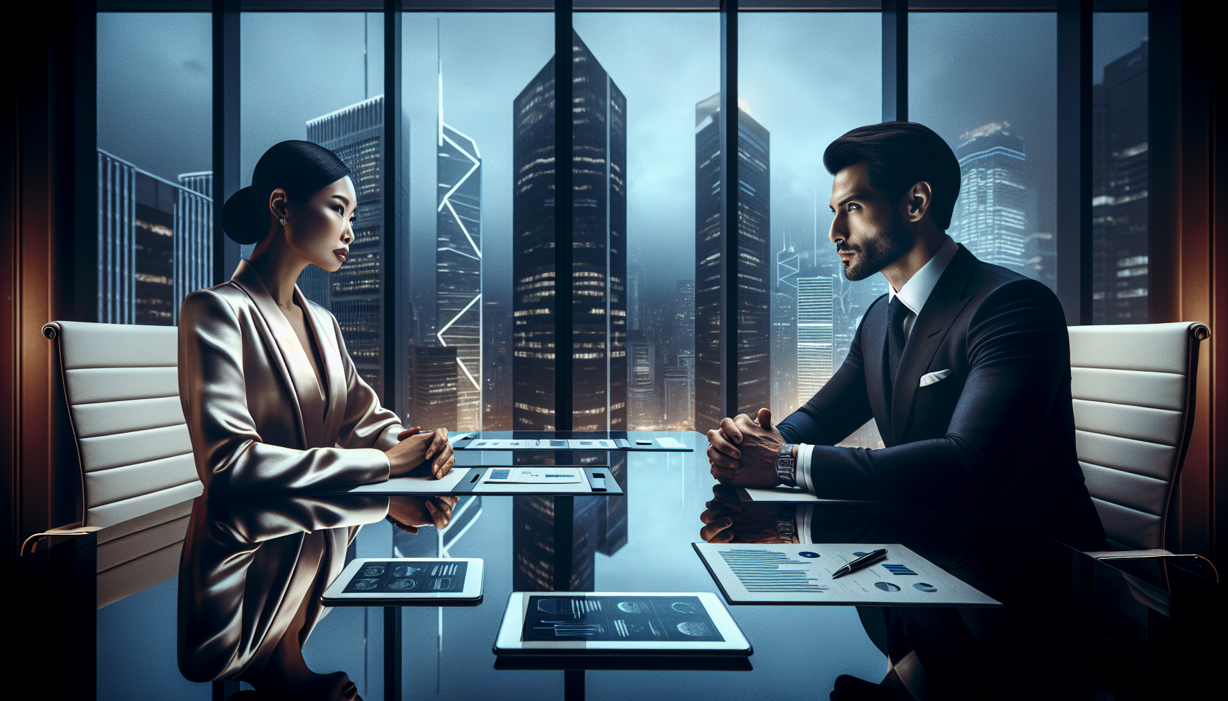 《丹尼海格》小說封面，呈現國際商戰與成熟愛情的張力