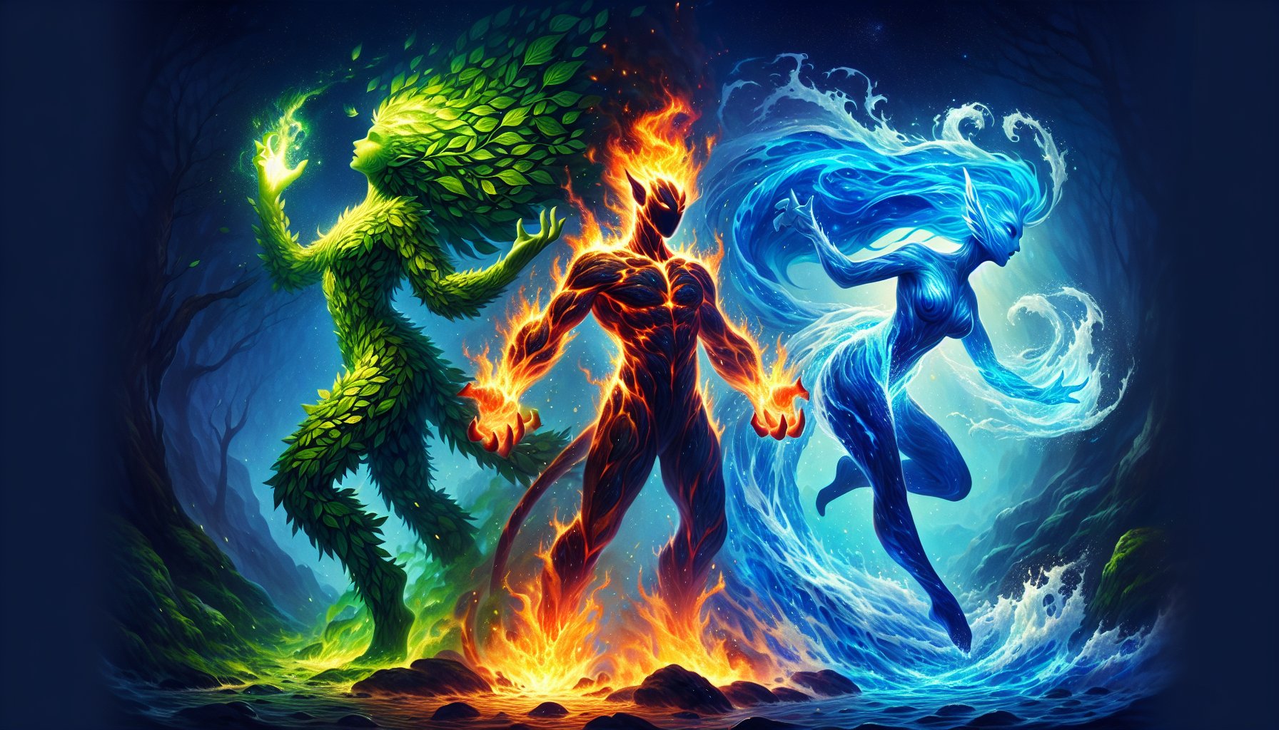 寶可夢御三家角色集合圖