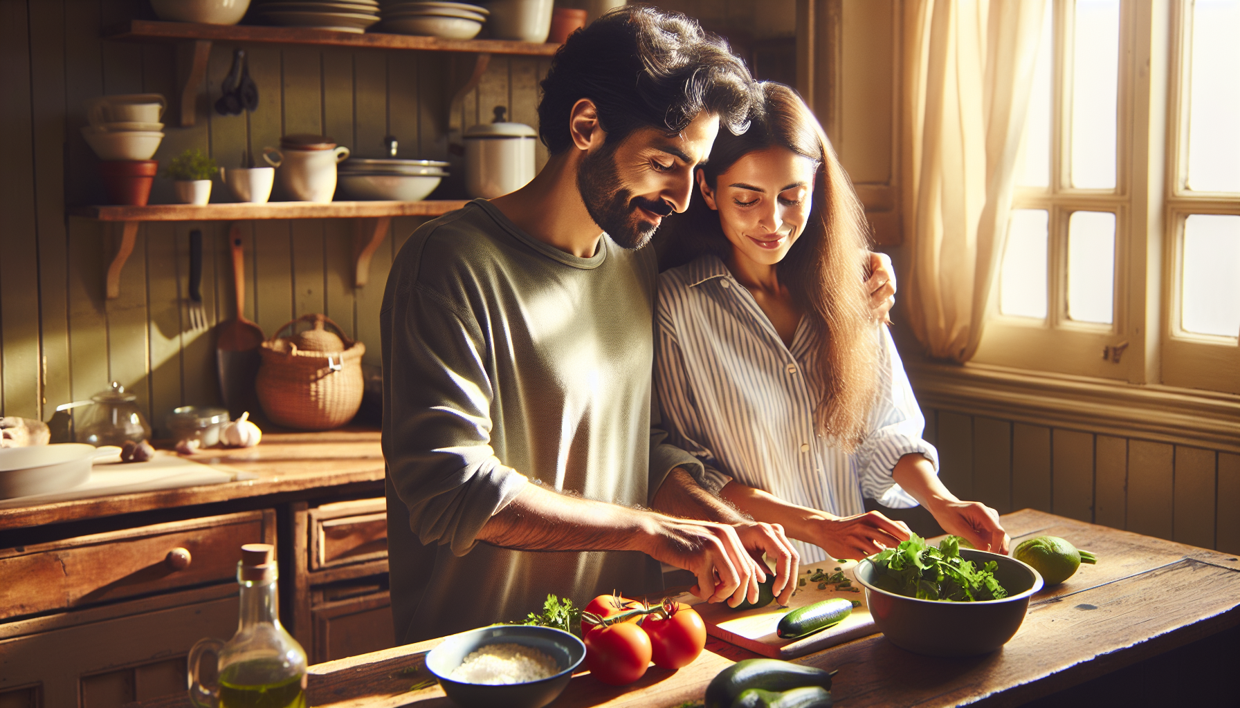 和諧溫馨的婚姻生活插圖