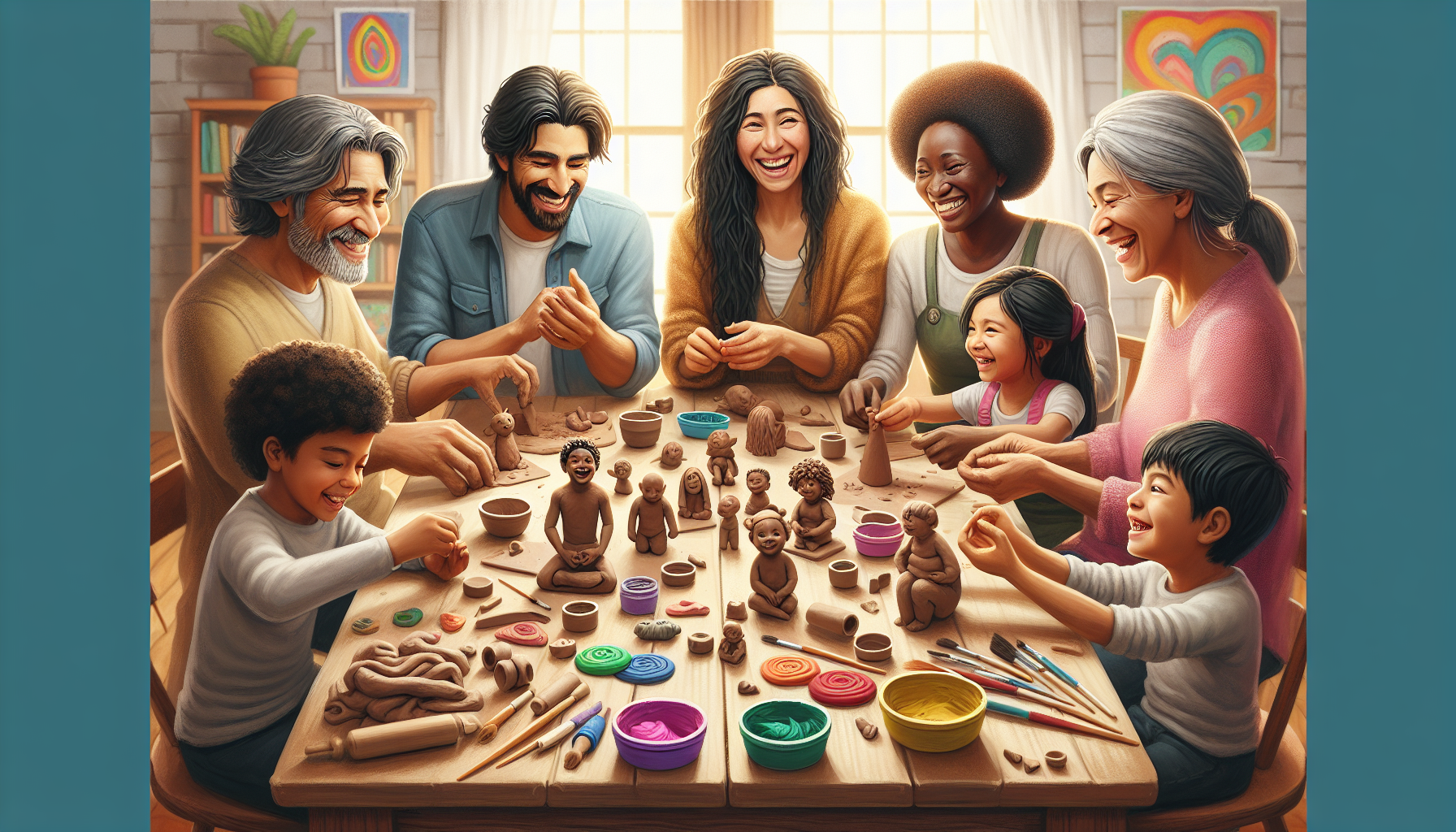 黏土指尖創作療癒時刻