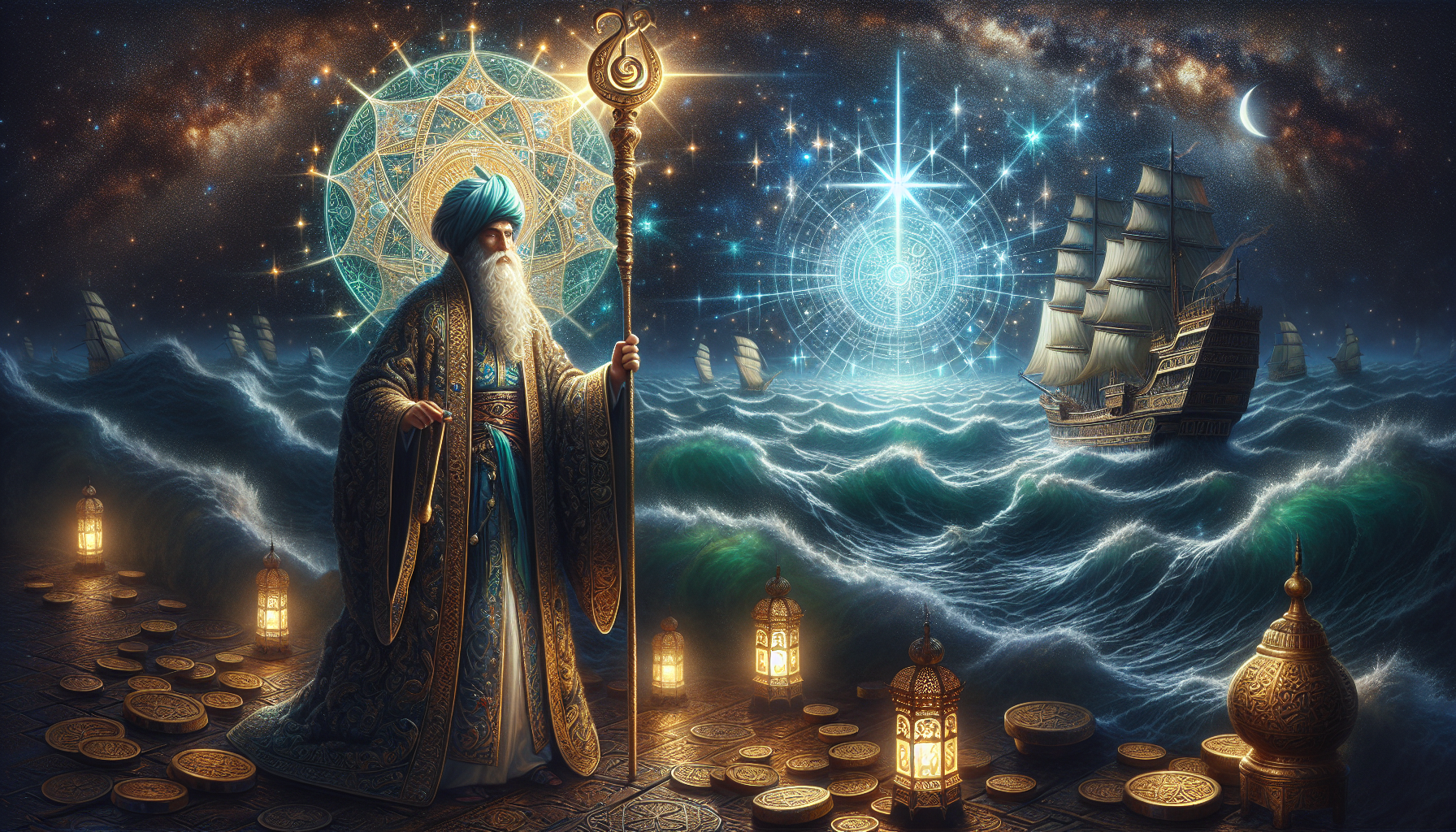 玄天上帝作為北極星的象徵,照耀人間,指引迷途,守護船員與創業者。