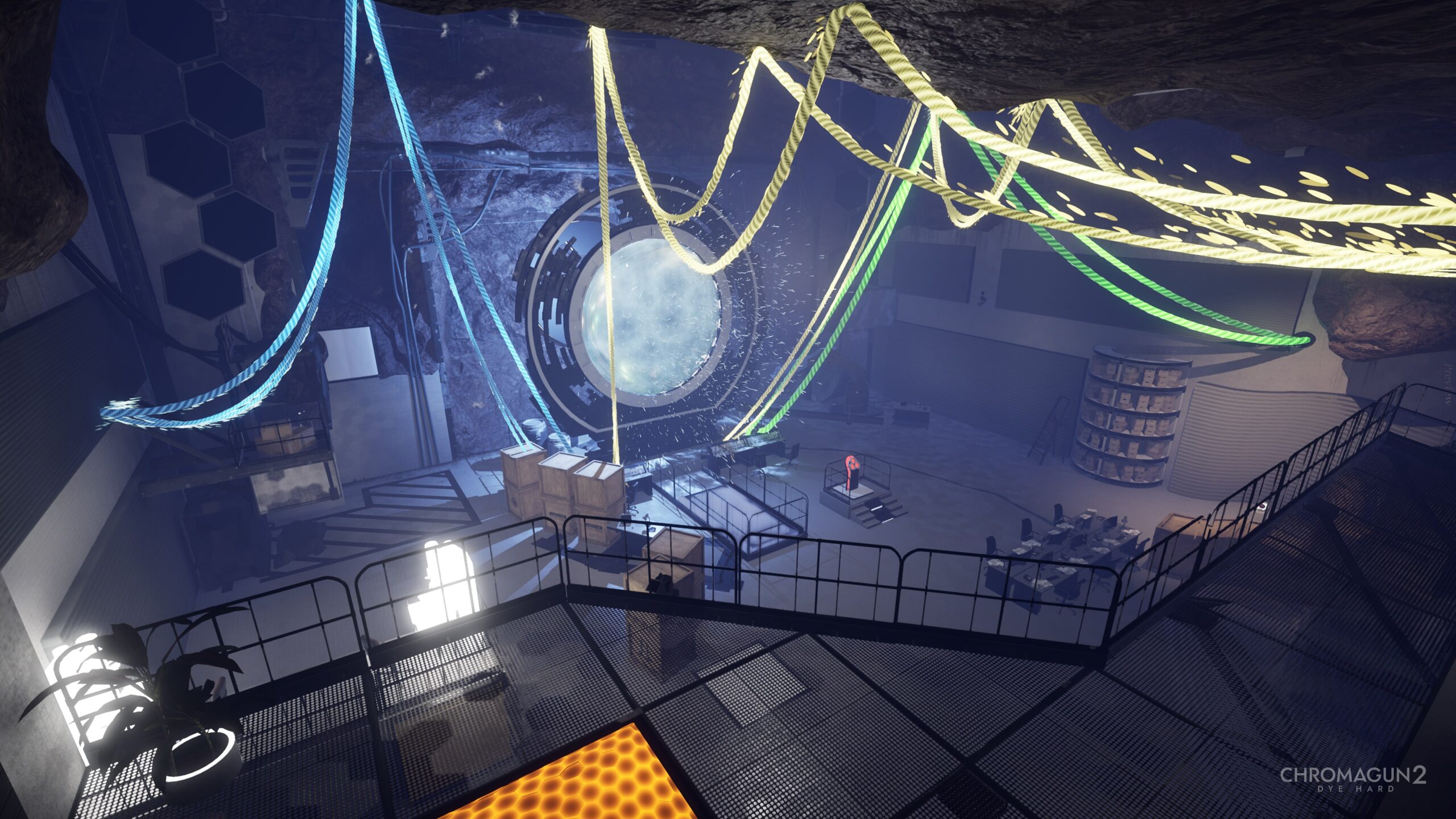 創新中毒性！PS5 解謎冒險《ChromaGun 2: Dye Hard》多重宇宙玩法再升級