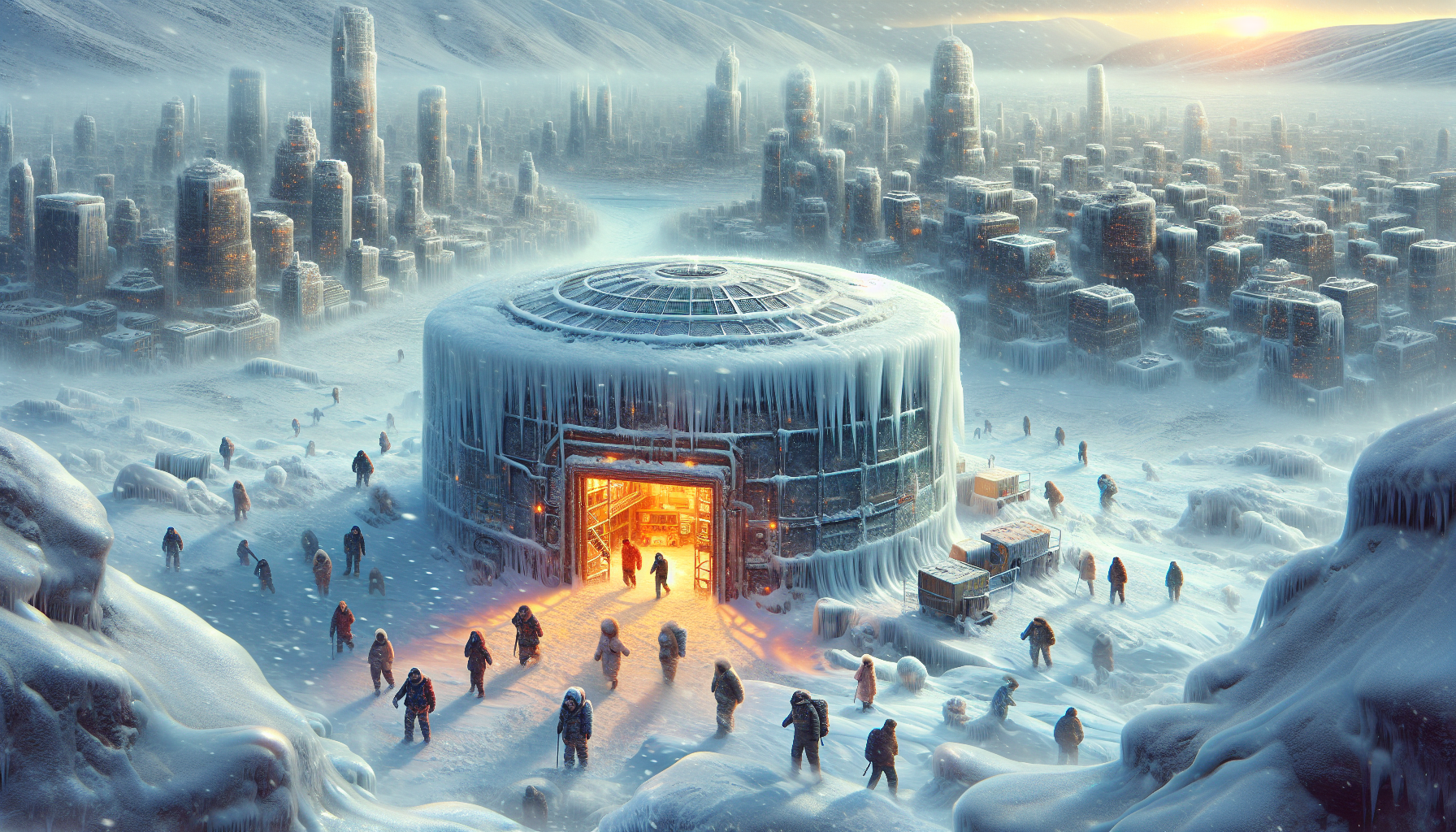 全球冰封-主角團隊冰雪求生