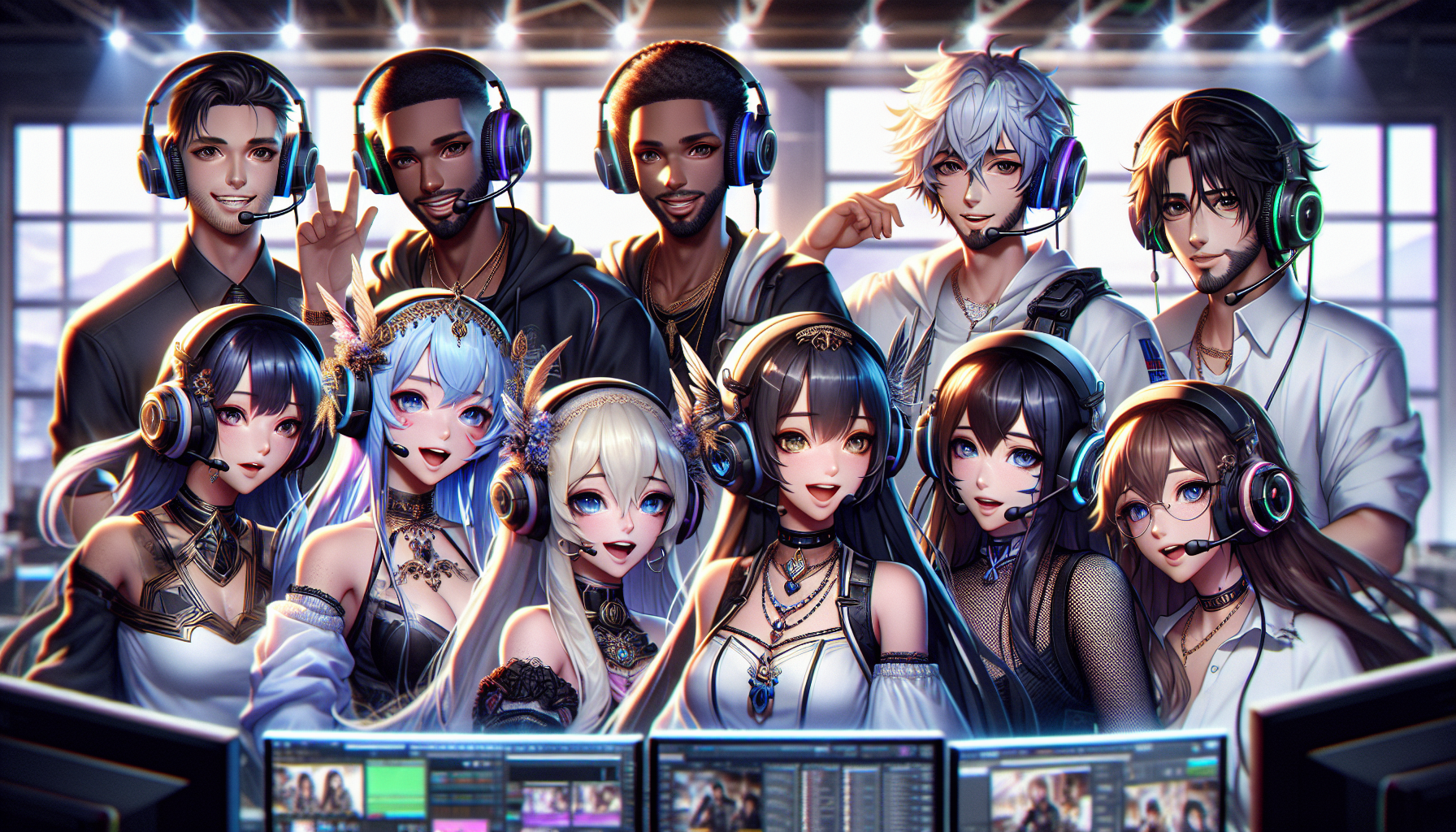 VShojo創始團隊於公開活動現場合影