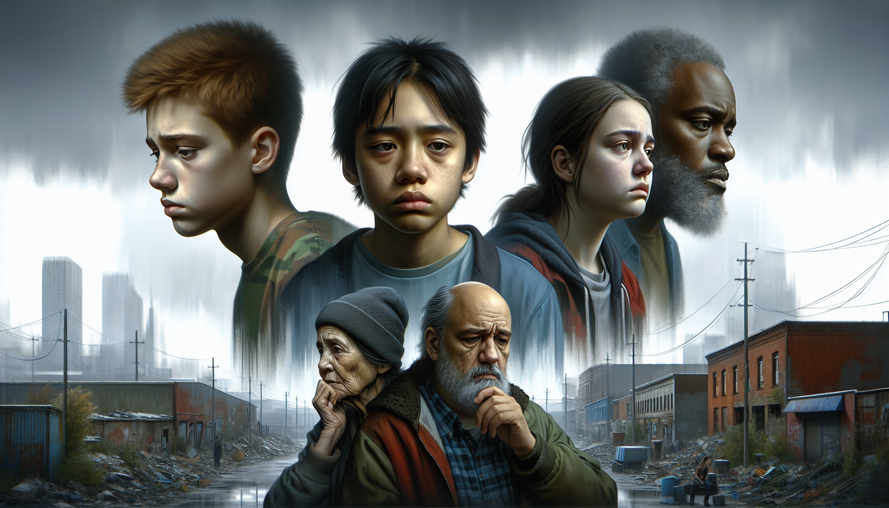 《大象席地而坐》主要角色形象