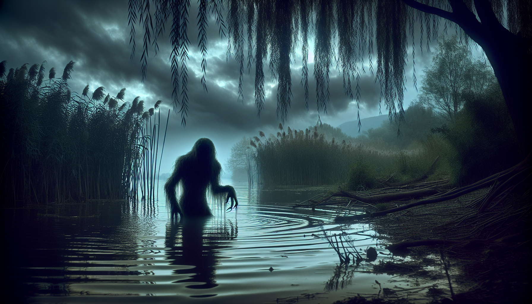 各地水怪傳說對比插圖：水猴子和河童等