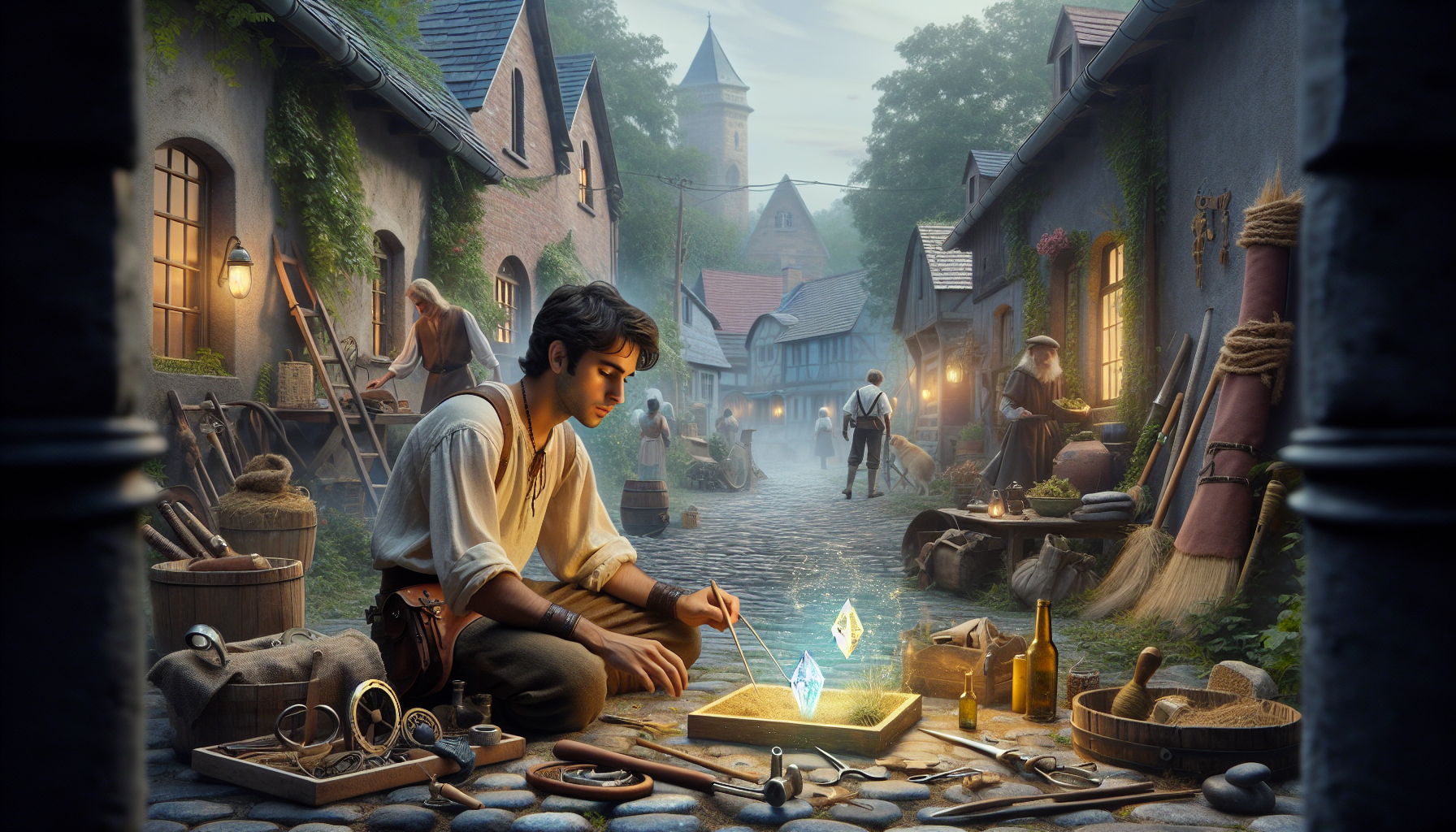 主角與妹妹在家中溫馨相伴