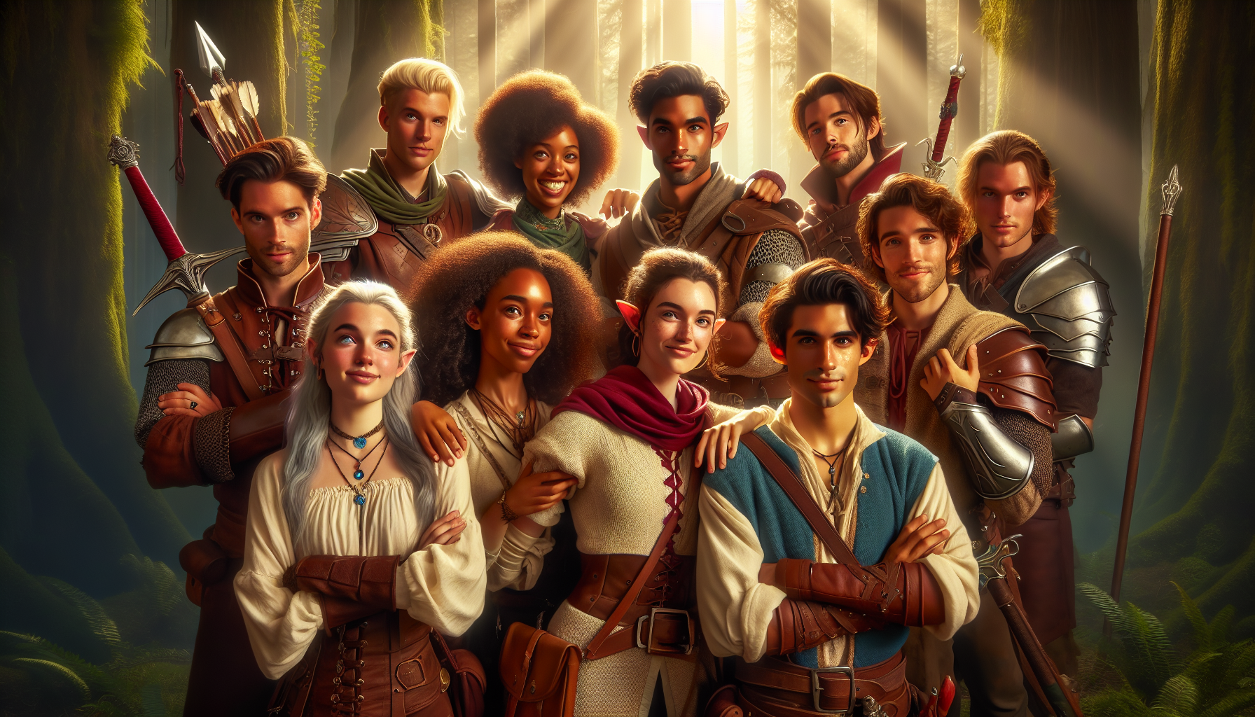 重要登場角色群組插畫