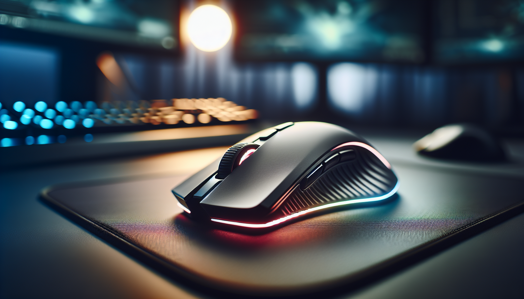 電競專用人體工學滑鼠設計