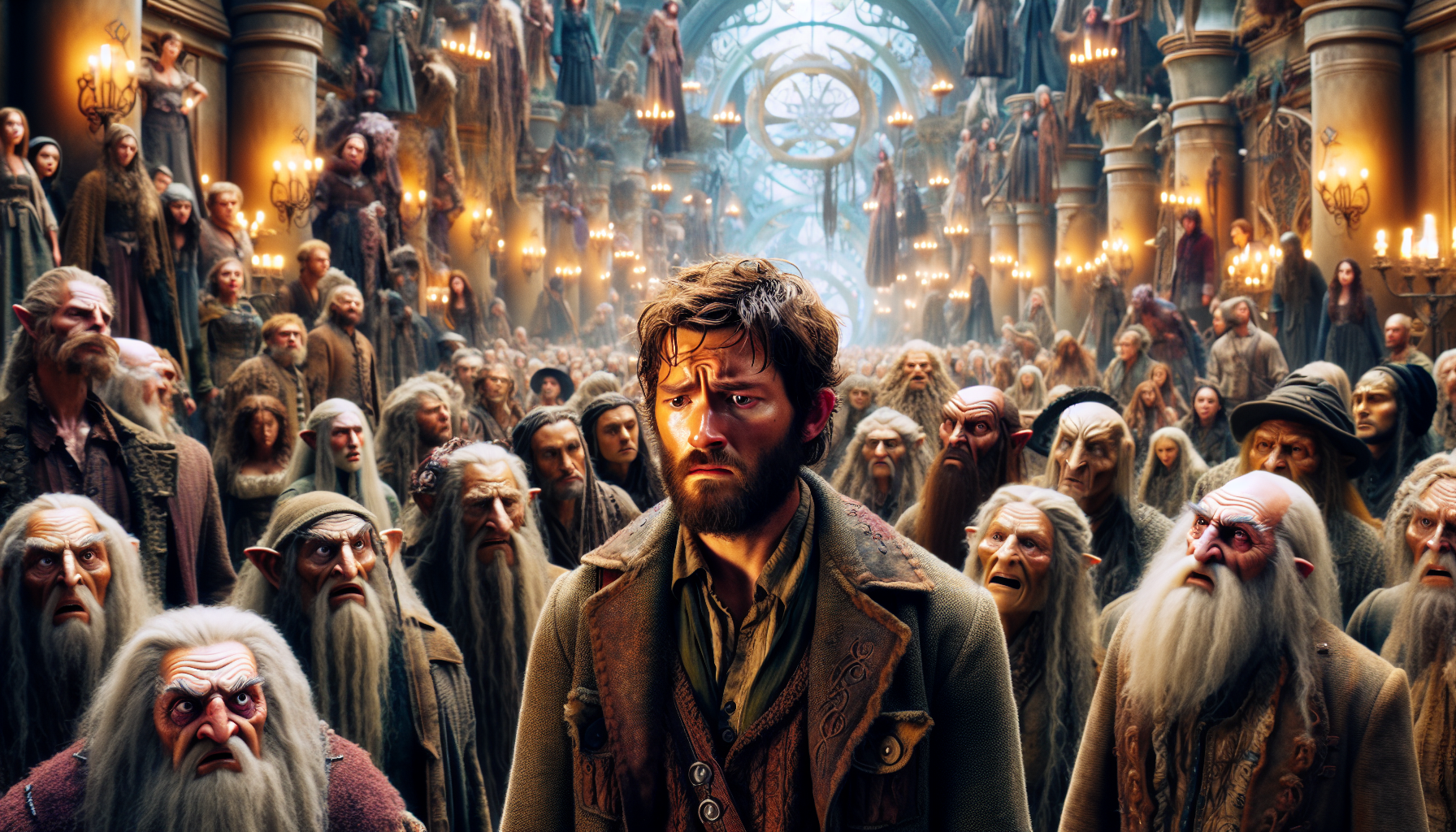 舅舅在異世界受誤解與排擠的場景，強調反套路設定