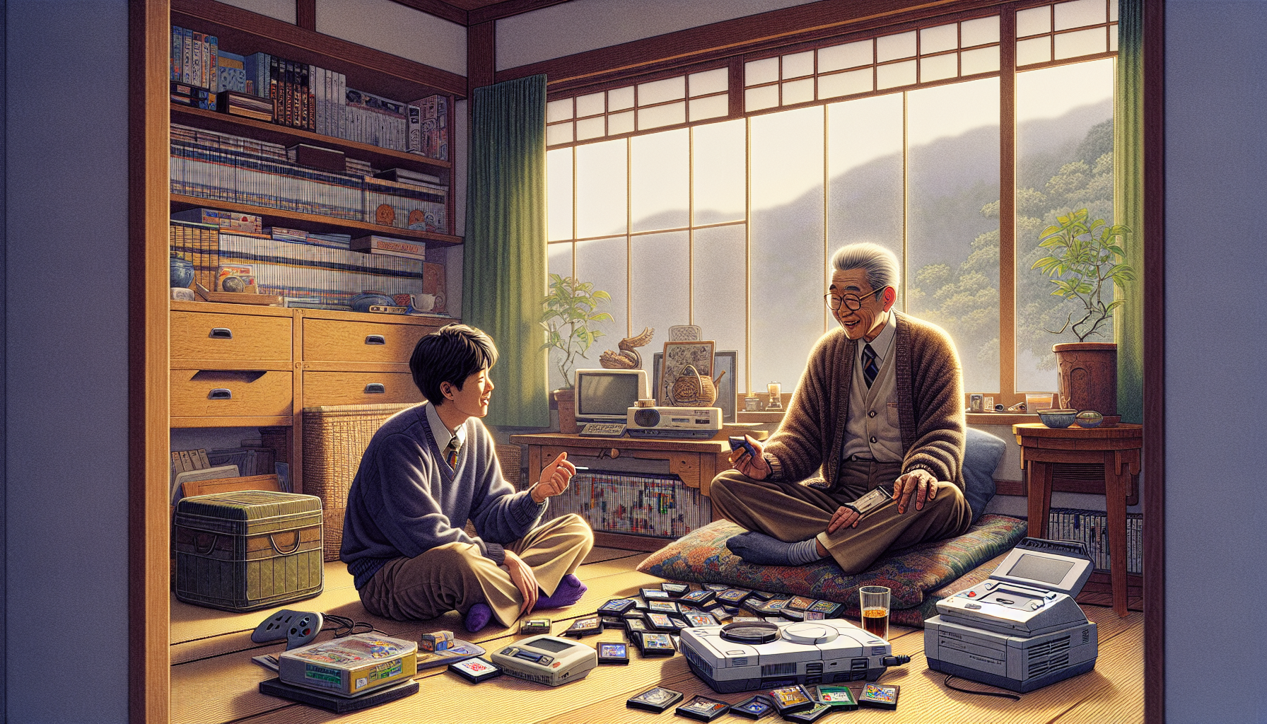 舅舅施展魔法展現強大實力，對照現實與異世界身份差異