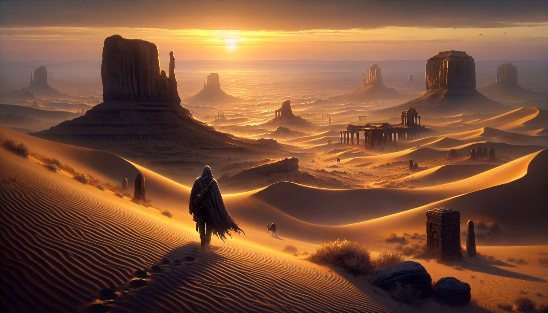 宇文拓同人小說原創插圖 東西神話交織