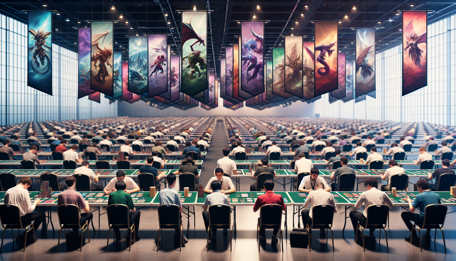各地大型寶可夢卡牌競技賽事現場照
