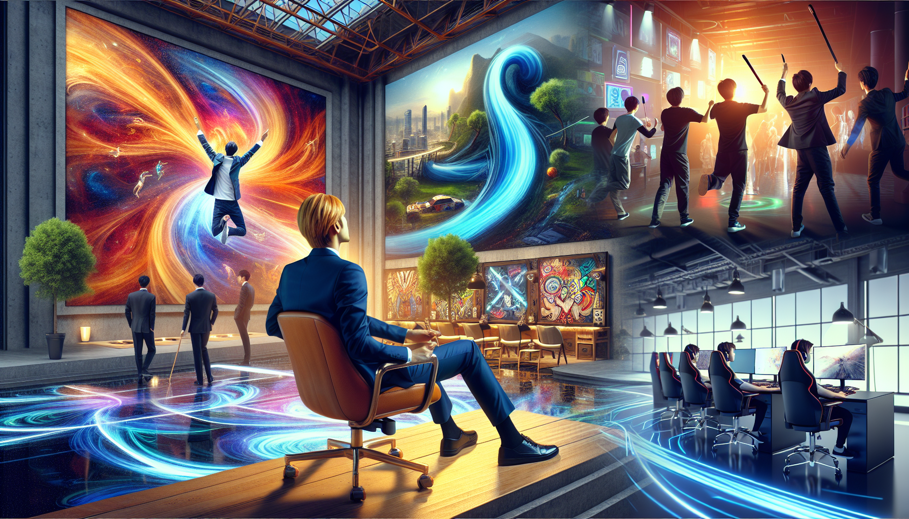 加藤純一與MURASH GAMING成員合照