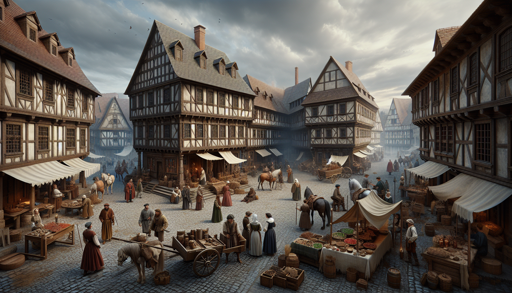 王國之來：拯救 II 遊戲內中世紀城鎮實機畫面