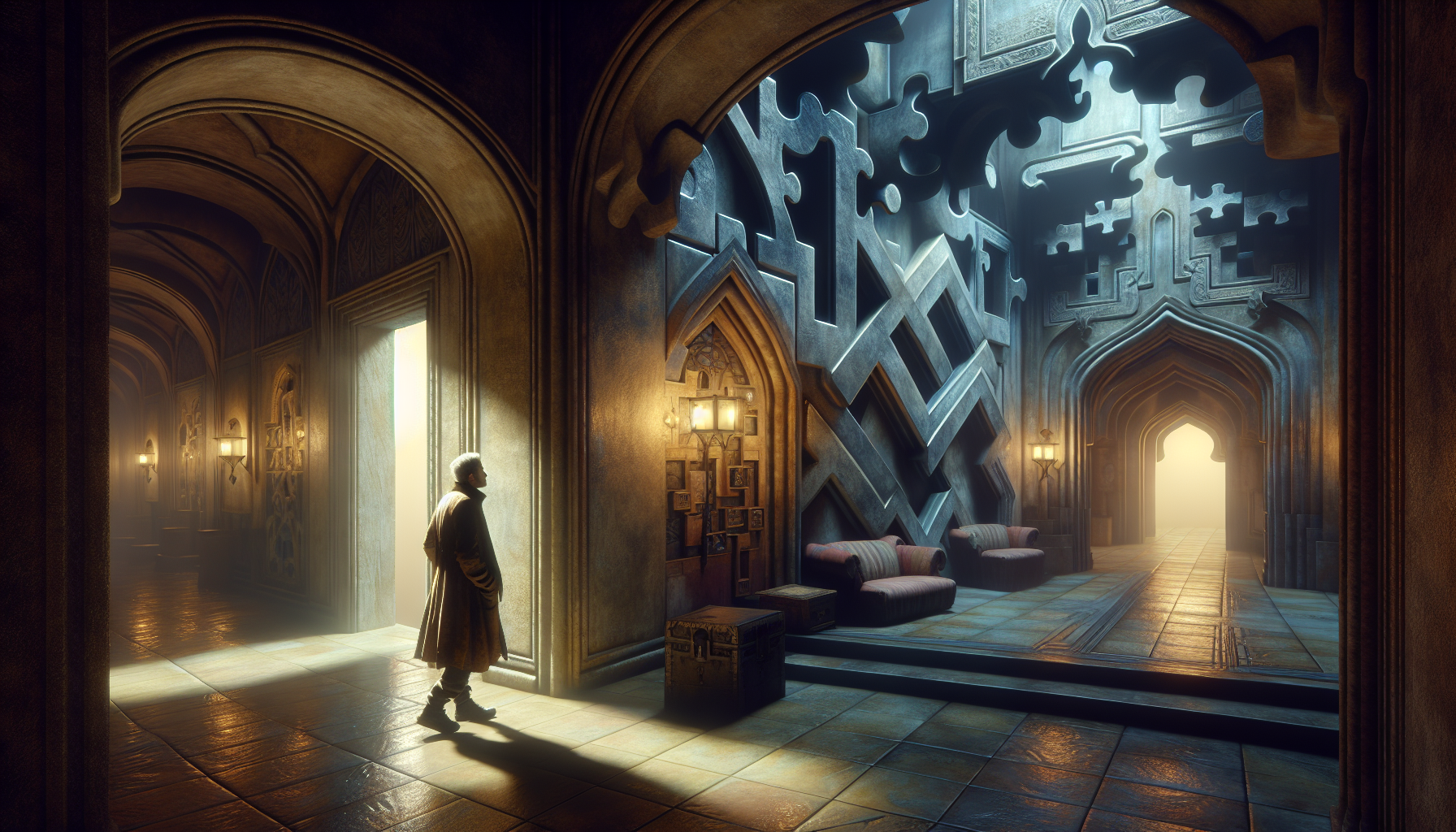 藍色王子 隨機建築型迷宮探索界面