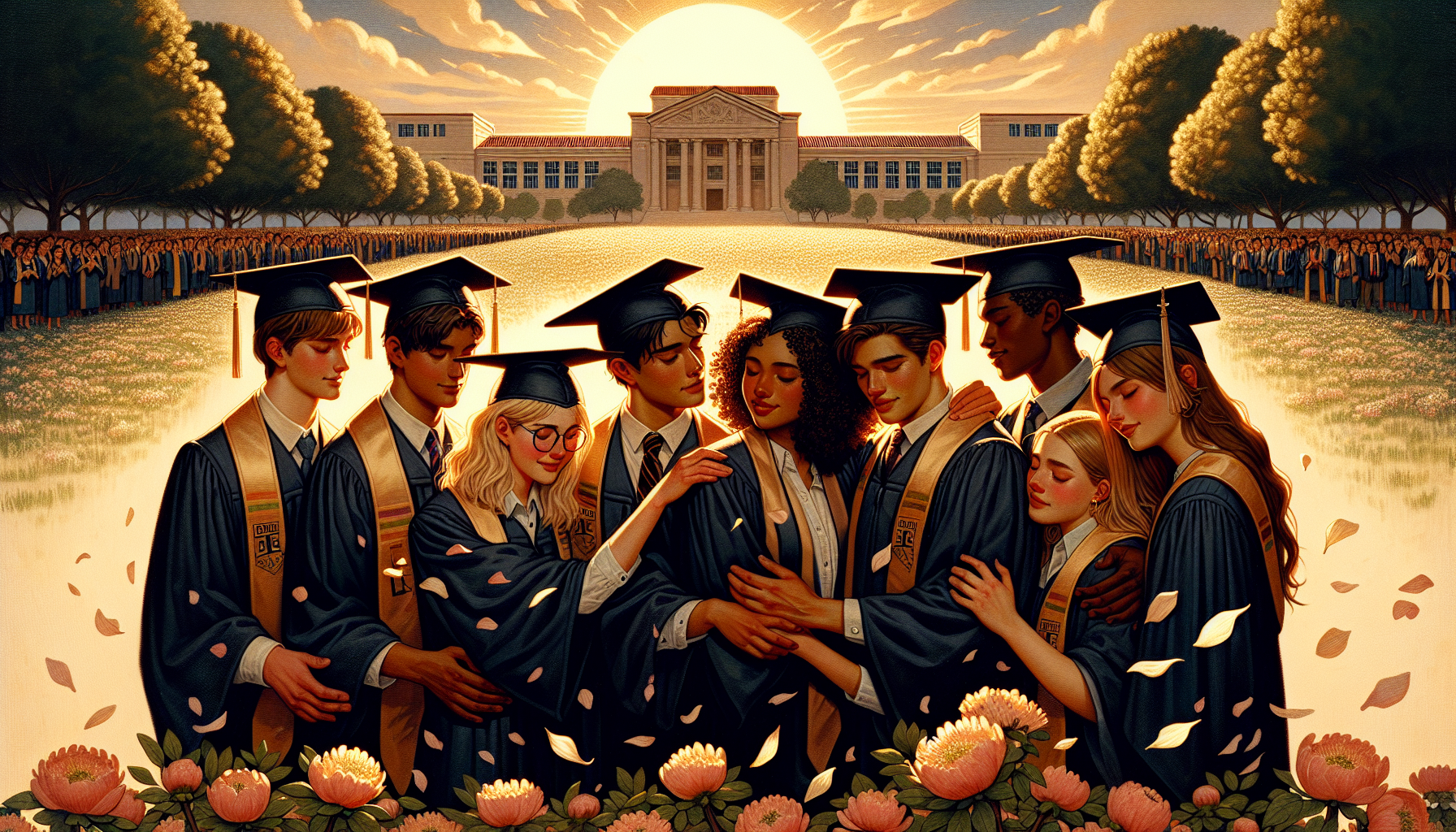 畢業典禮結尾，音無與奏的真情告白場景