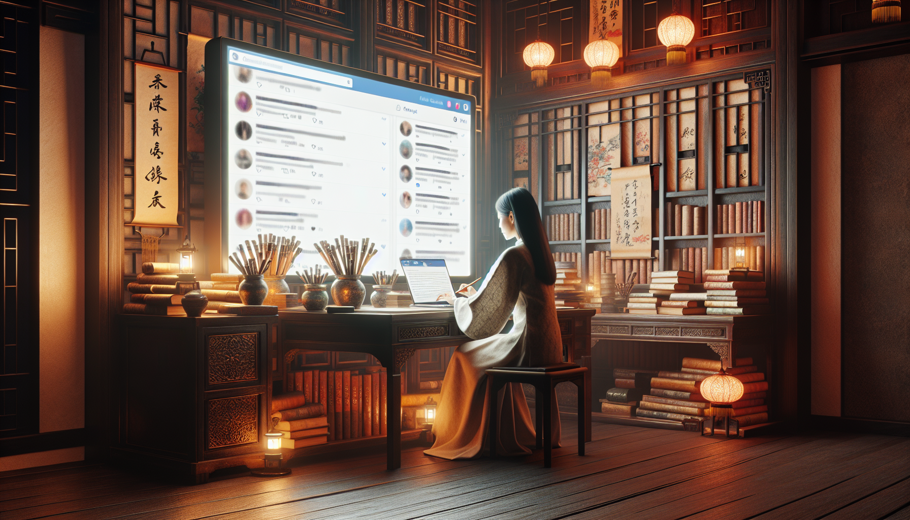 讀者與作者在網路小說平台互動討論歷史情節