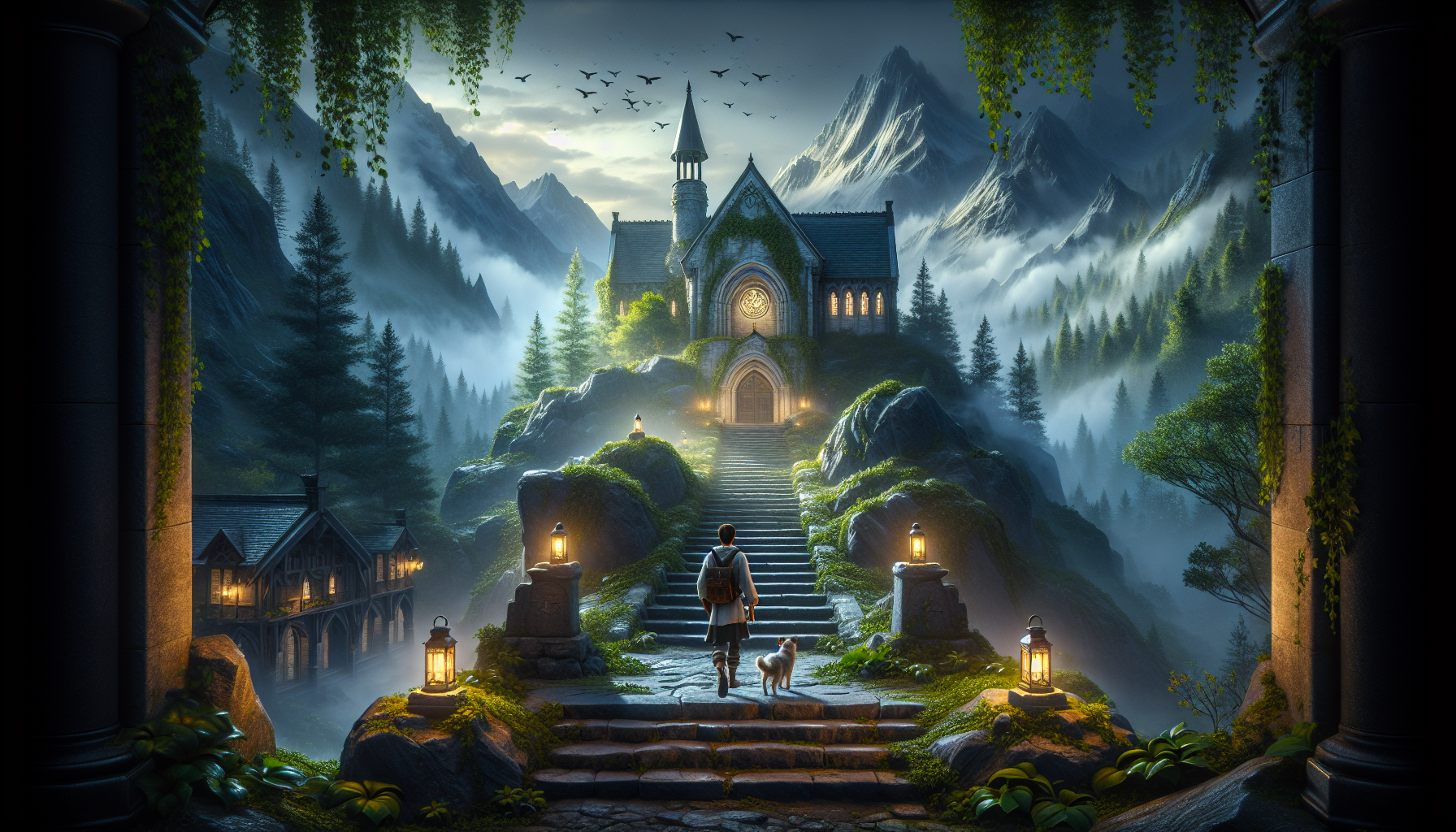 《將夜》小說插圖,熱血修行場景