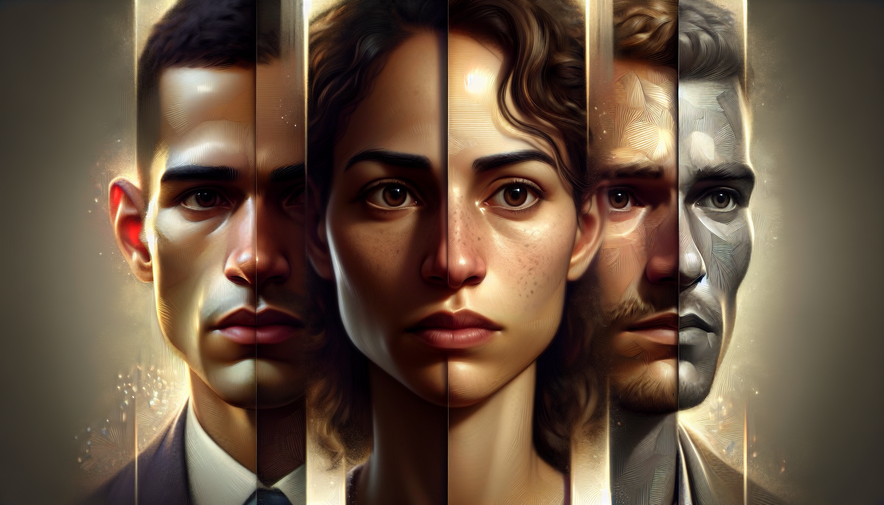 角色海報或劇情重點插圖，展現角色情感張力