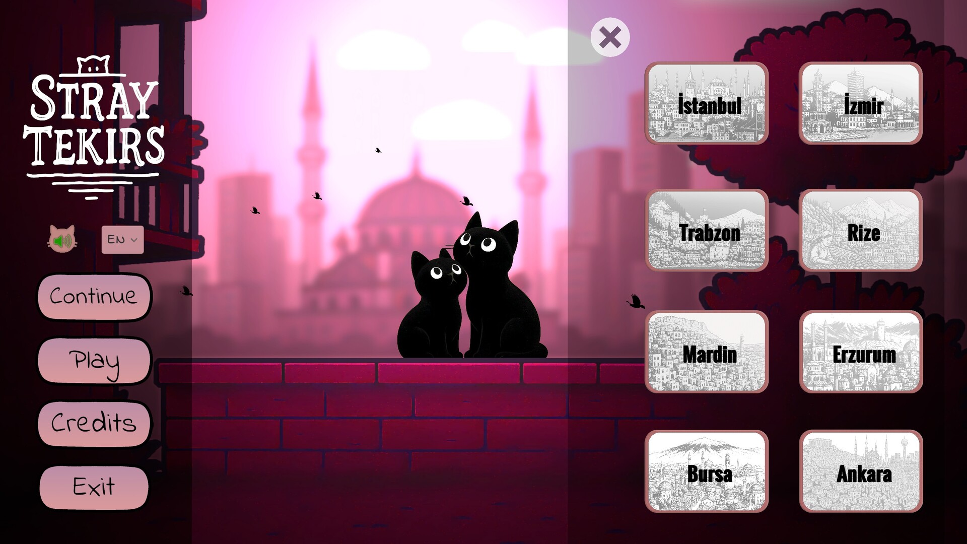 療癒系隱藏物品遊戲新作！《Stray Tekirs》用抽象剪影藝術挑戰你的觀察力