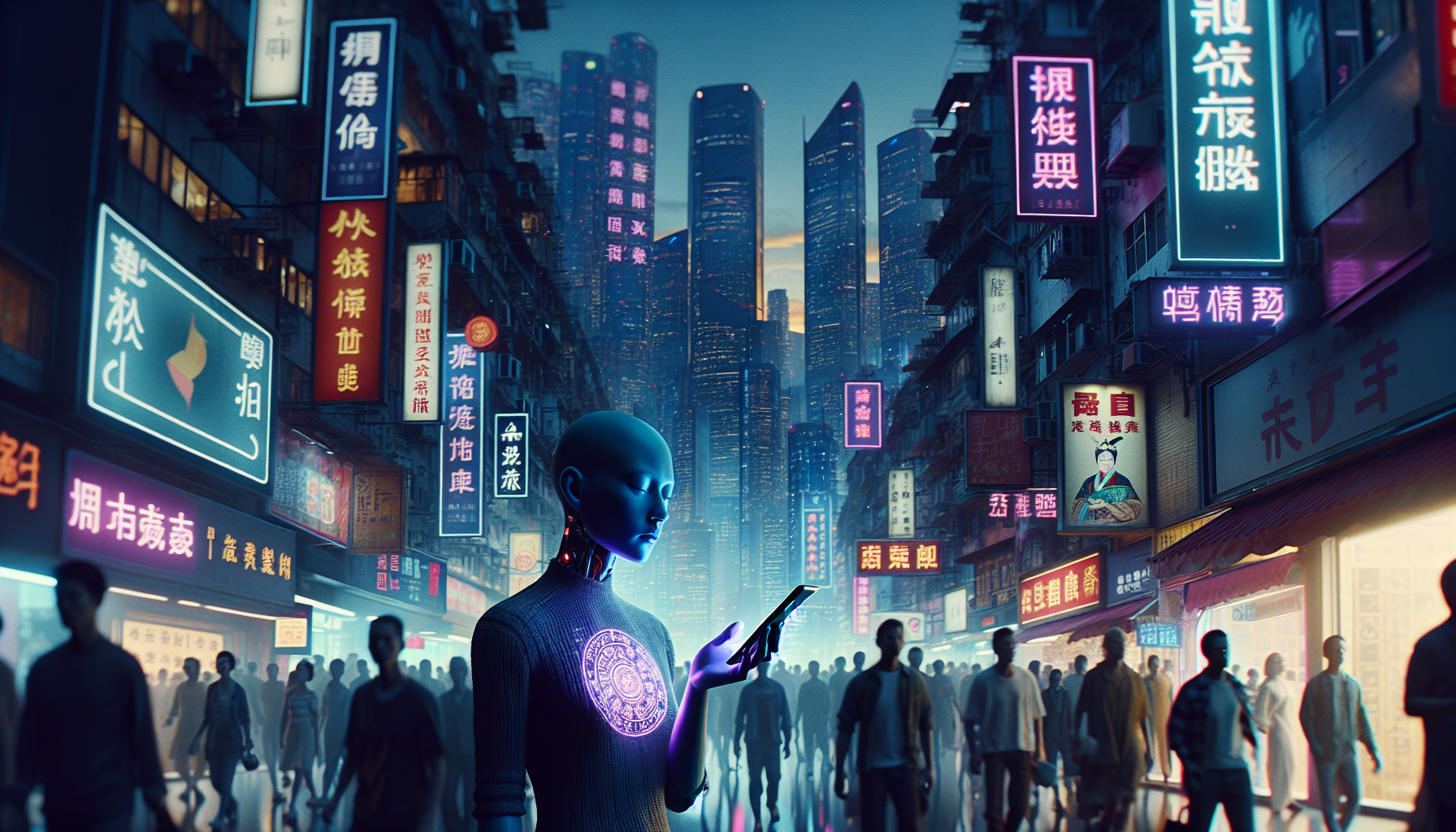 現代都市背景下,主角展現玄學算命絕技的情節插畫。