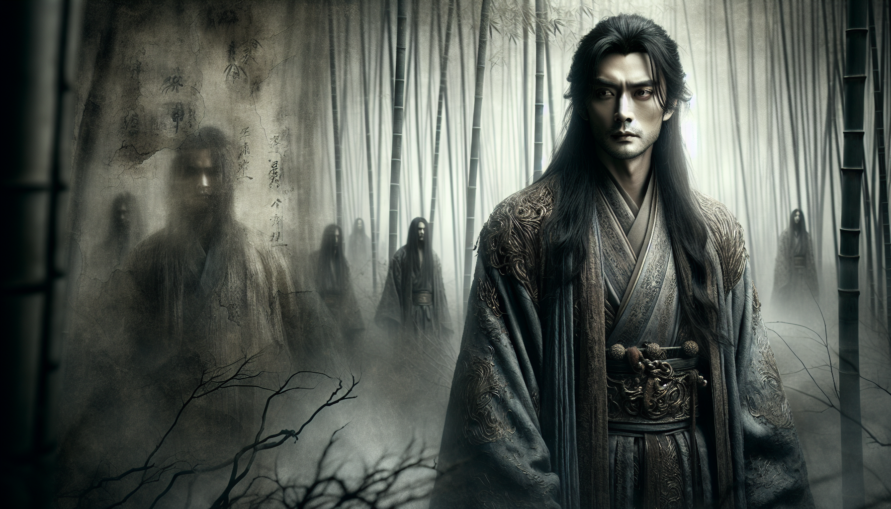 李七夜與養成帝王們的剪影插畫