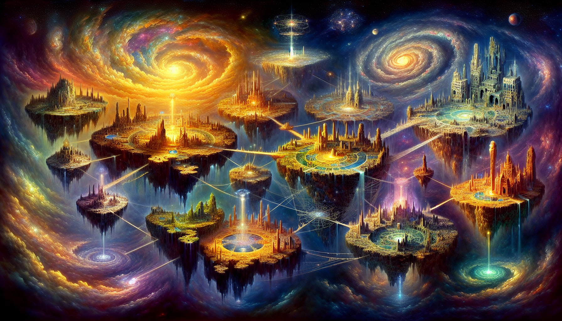 帝霸世界觀示意圖:九界、十界、八荒分佈圖