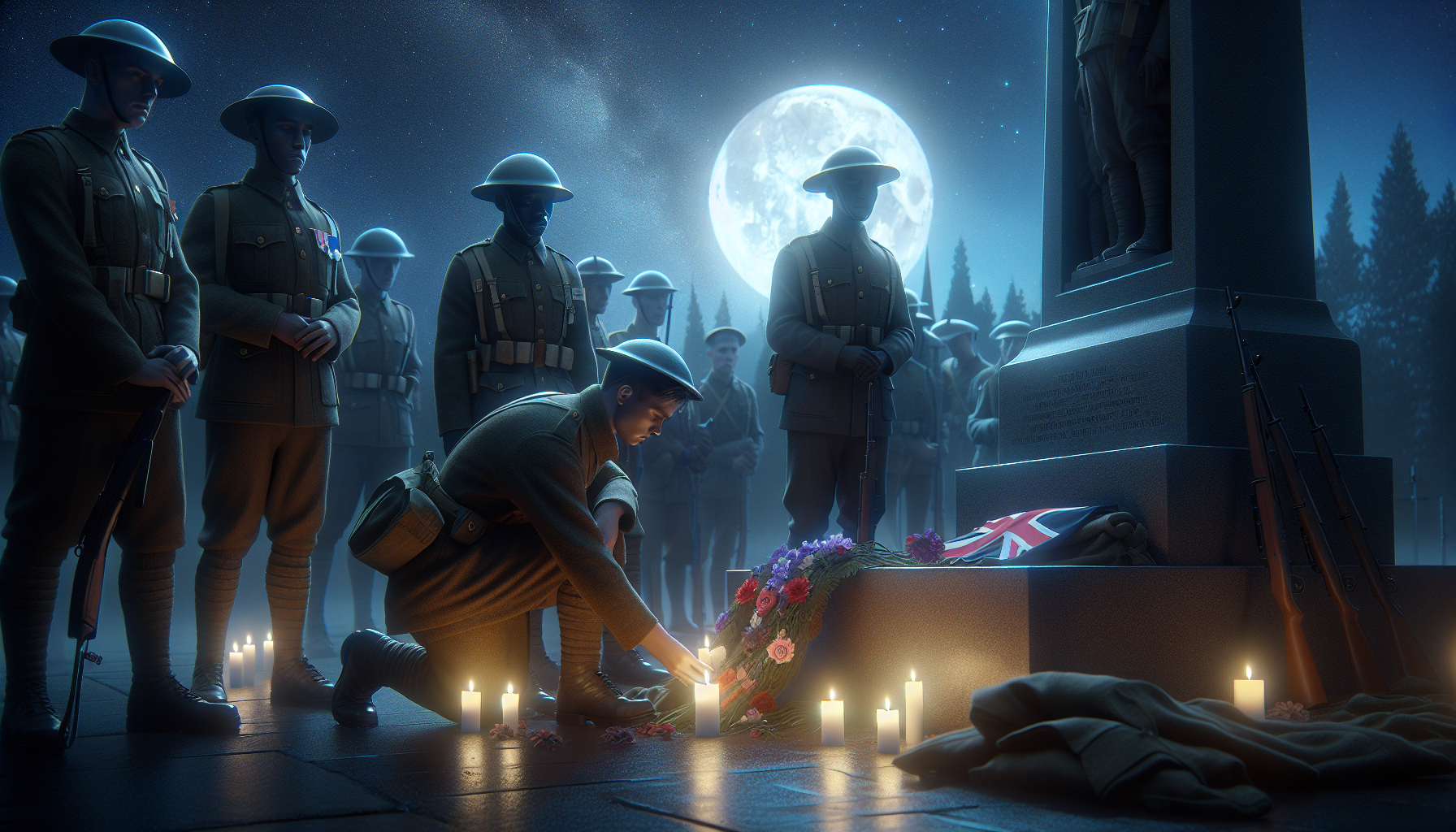 進擊的巨人群像角色並肩站立，背景是自由之翼