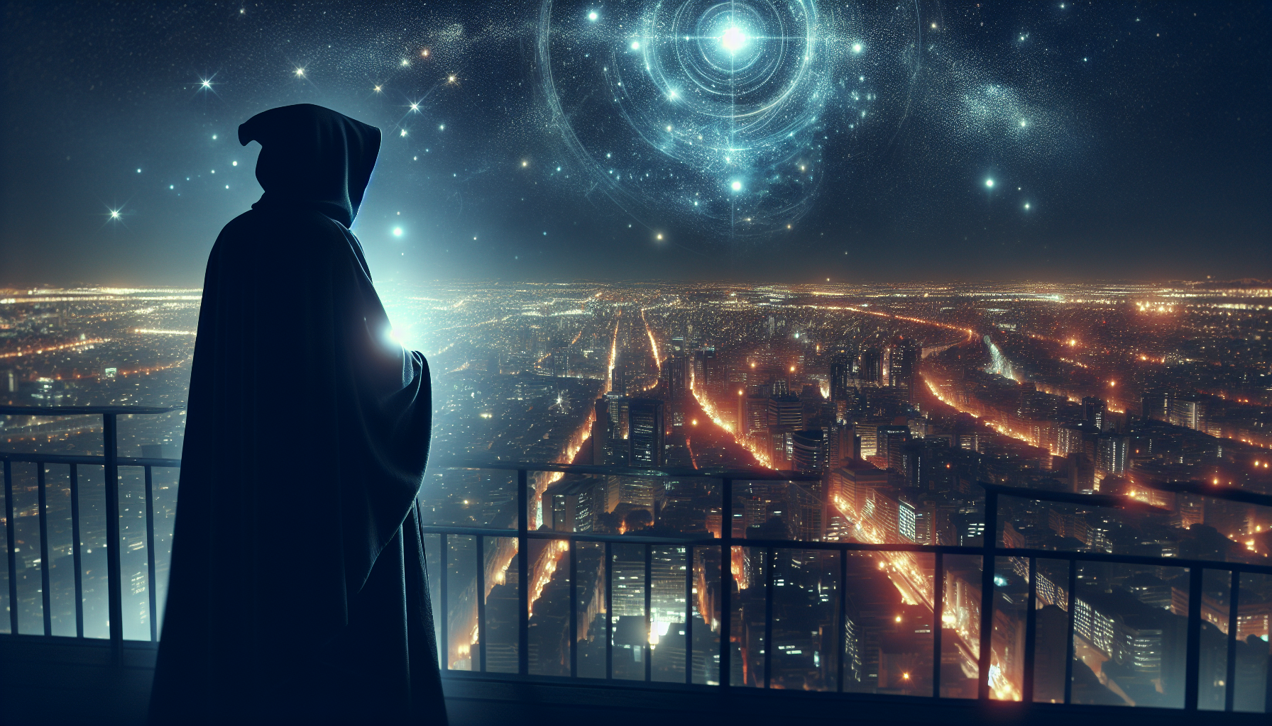 小說創作過程中導師教誨主角的感人場景手繪圖。