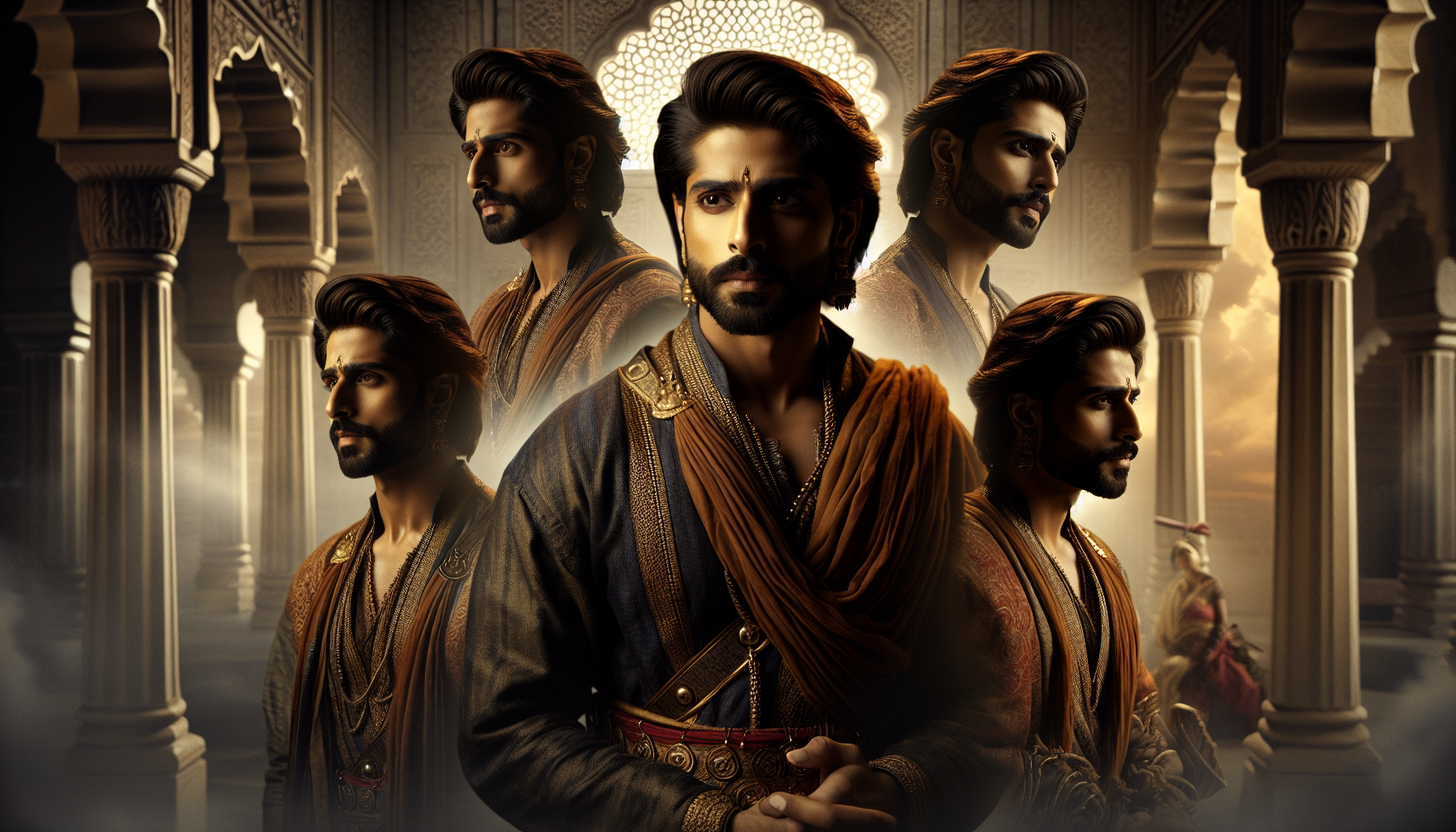 檀健次出演的小說改編劇照，展示不同行業和時代的角色形象