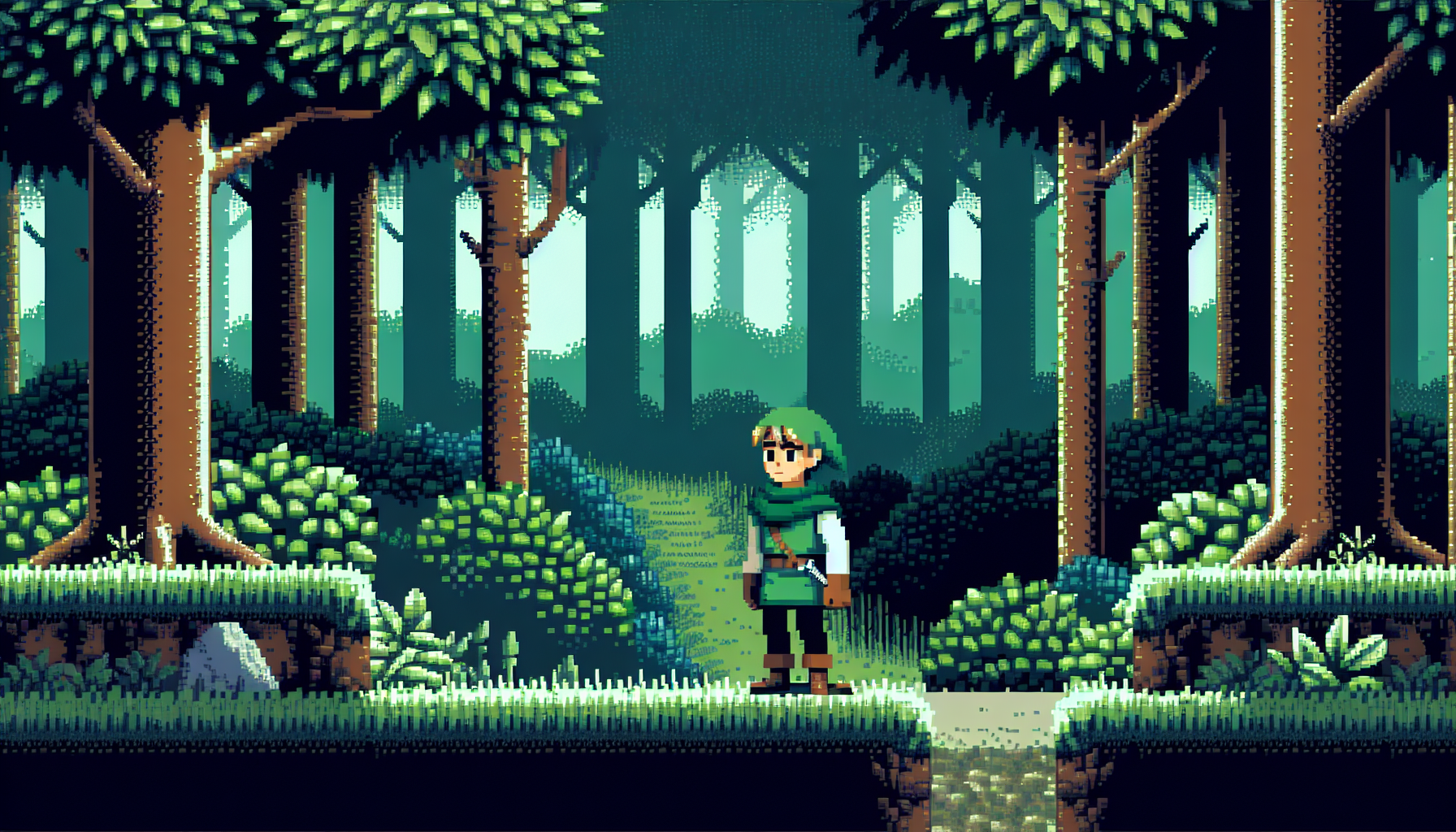 初代像素林克經典形象