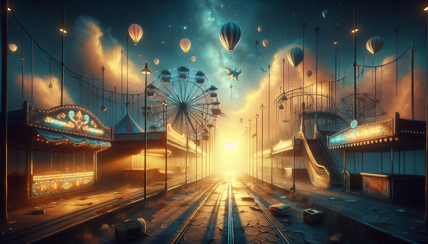 經典小說與遊樂園主題書籍整齊排列於桌面