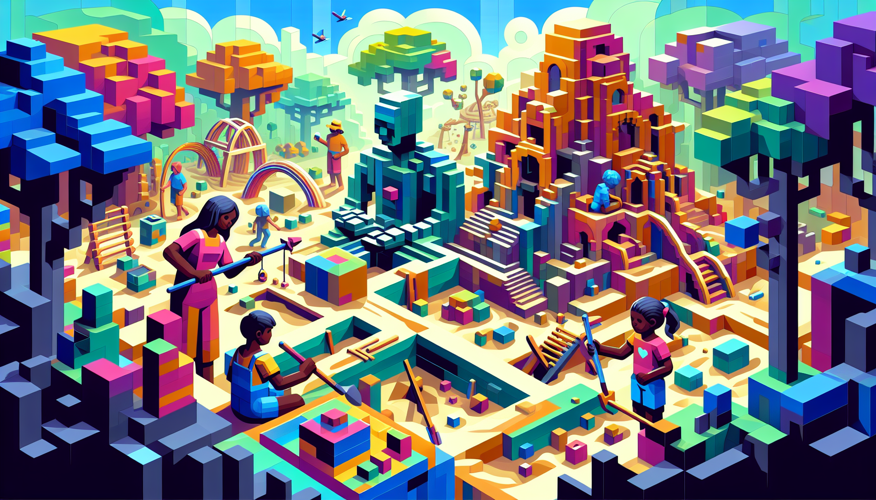 Minecraft 超高自由度創造玩法